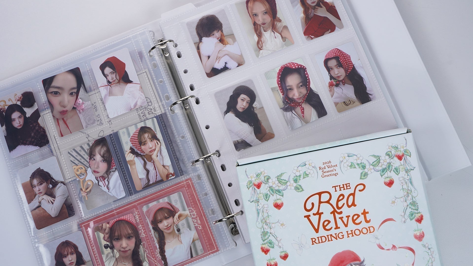 What a pretty binder you have. The better to store 'The Red Velvet Riding Hood'