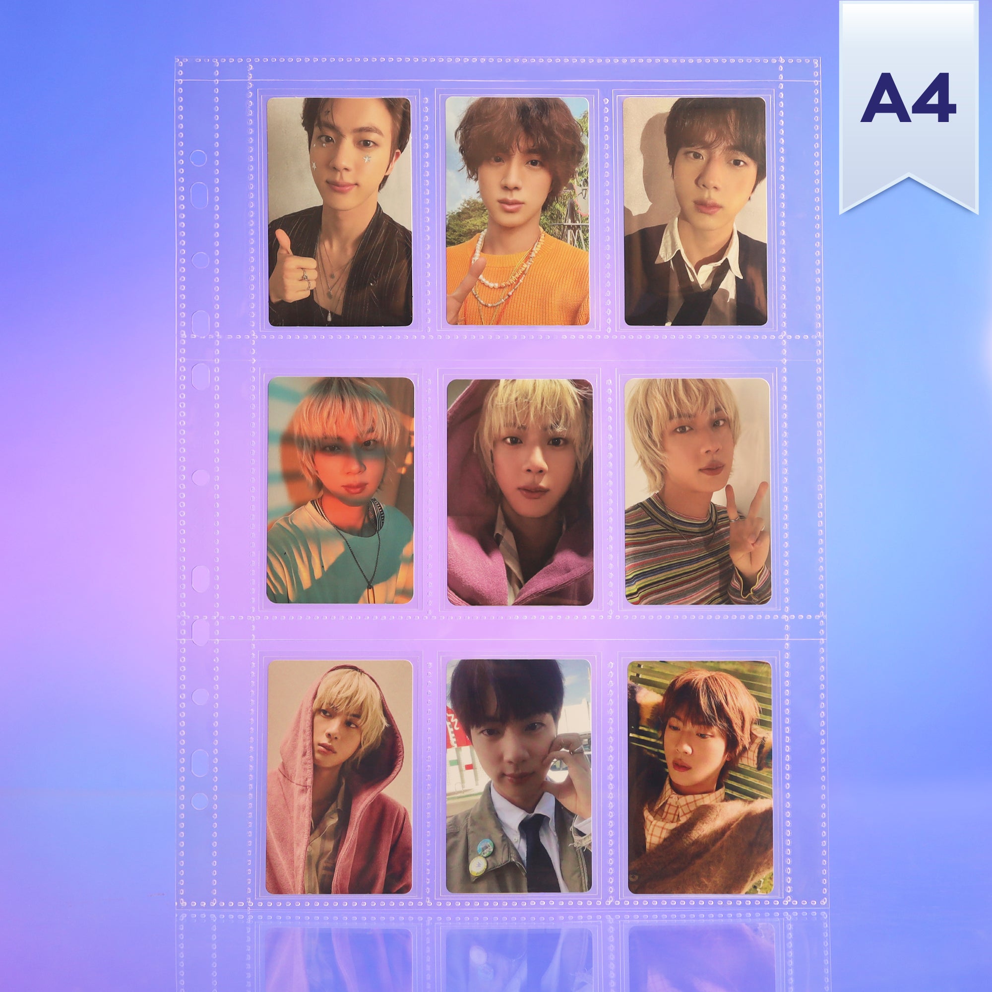 Custom A4 9-Pocket Page - Double Sided - V3 - Outer Size