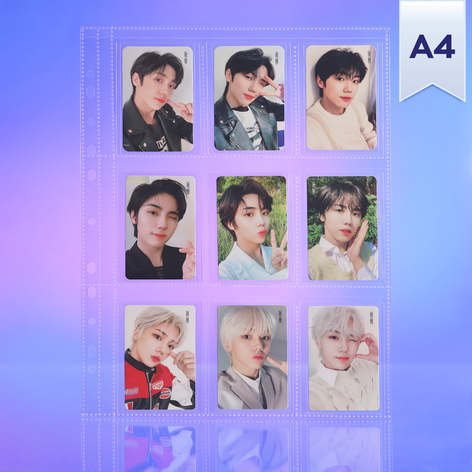 Custom A4 9-Pocket Page - Double Sided - V4 - Standard Fit