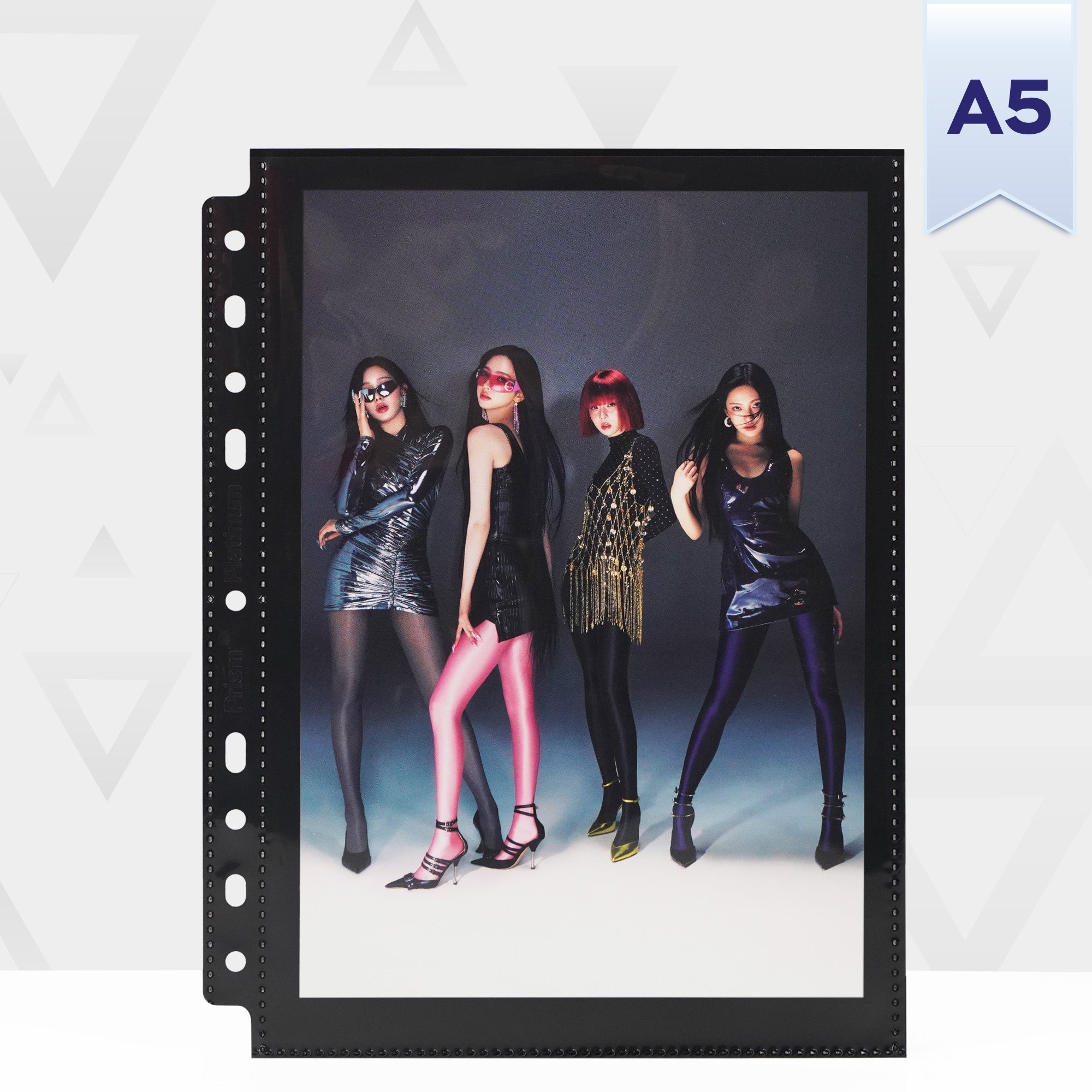 Custom A5 1-Pocket Pages - Mini Poster - B&W