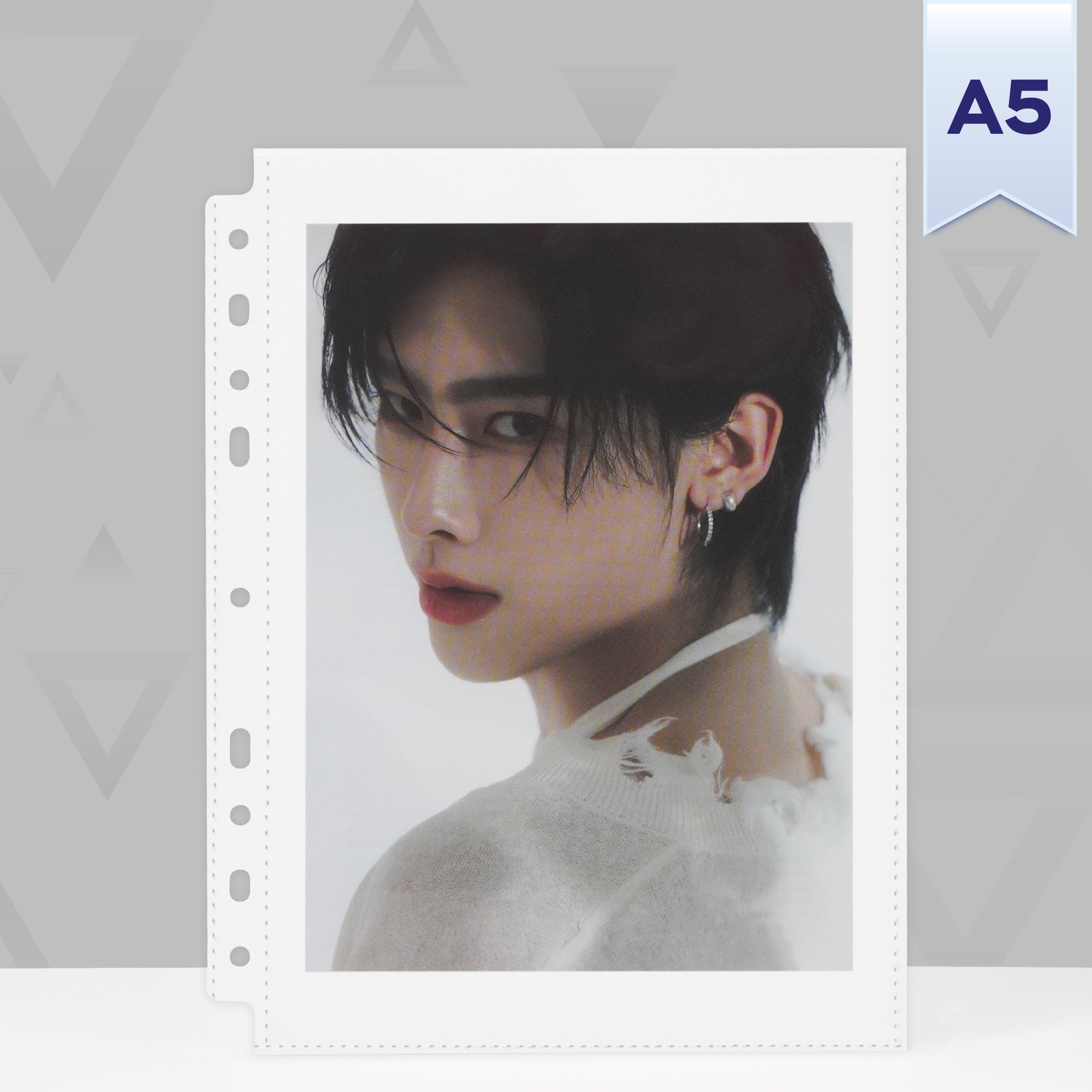 Custom A5 1-Pocket Pages - Mini Poster - B&W