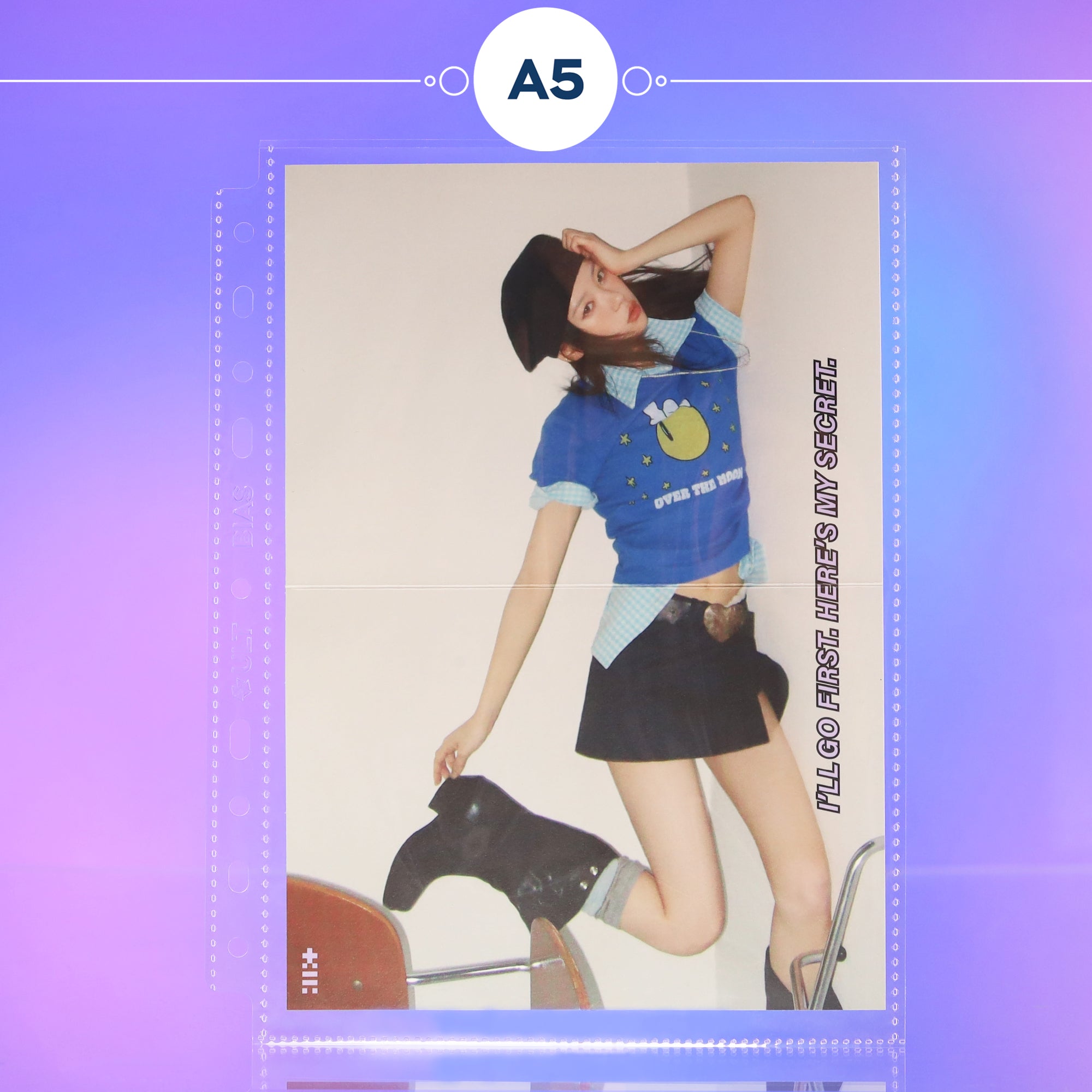 Custom A5 1-Pocket Pages - Mini Poster - Single Sided