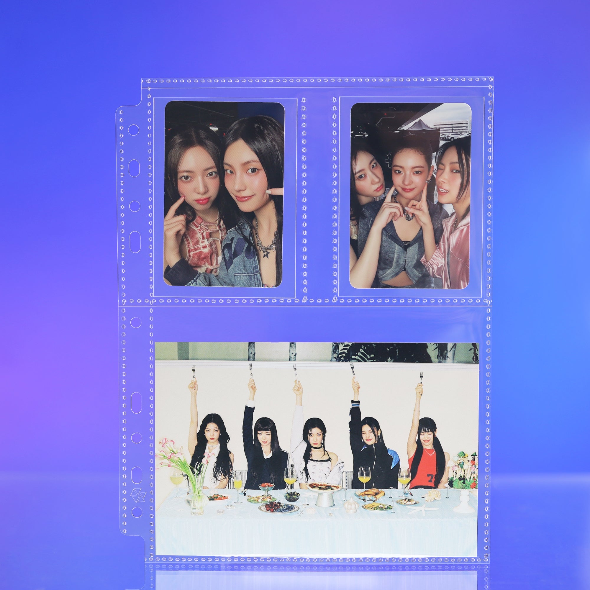 Custom A5 3-Pocket Pages - Photocard & Postcard (Type A)