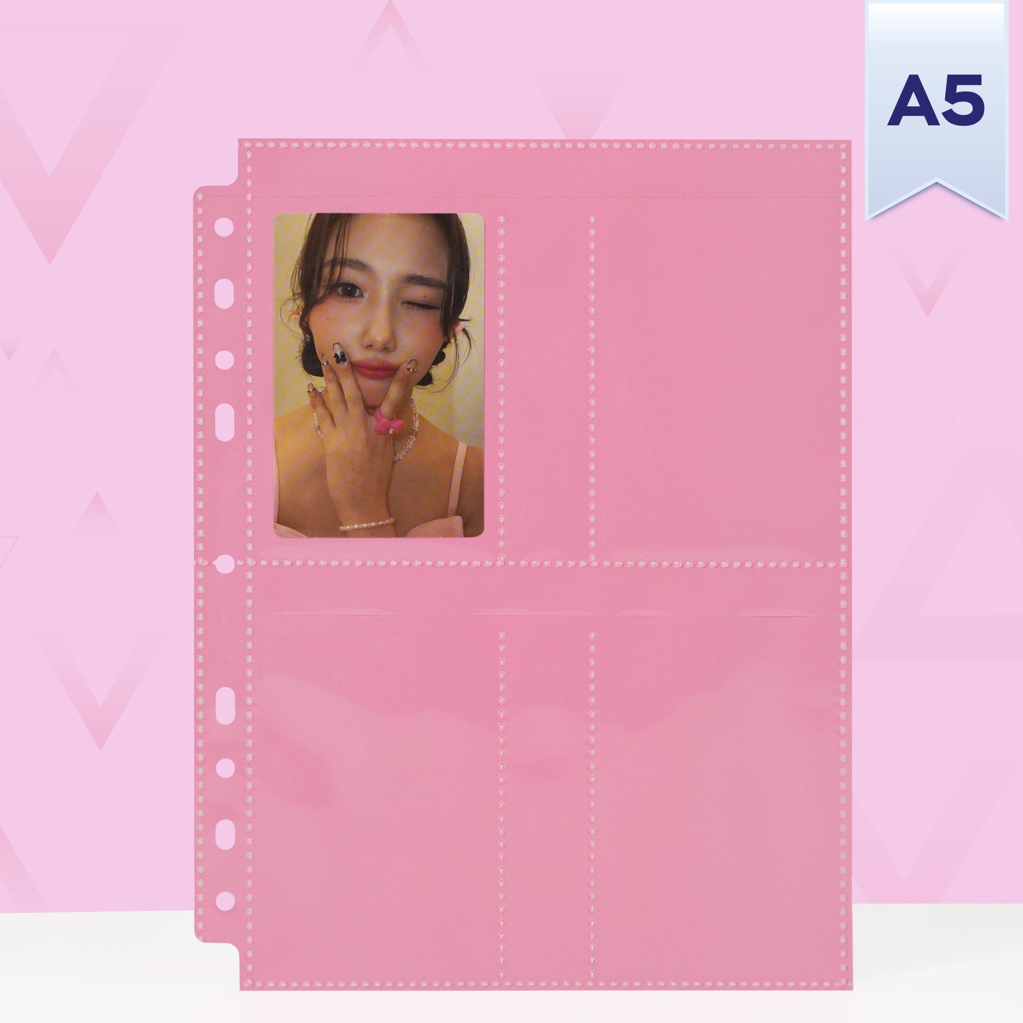 Custom A5 4-Pocket Pages - Double Sleeve - Coloured