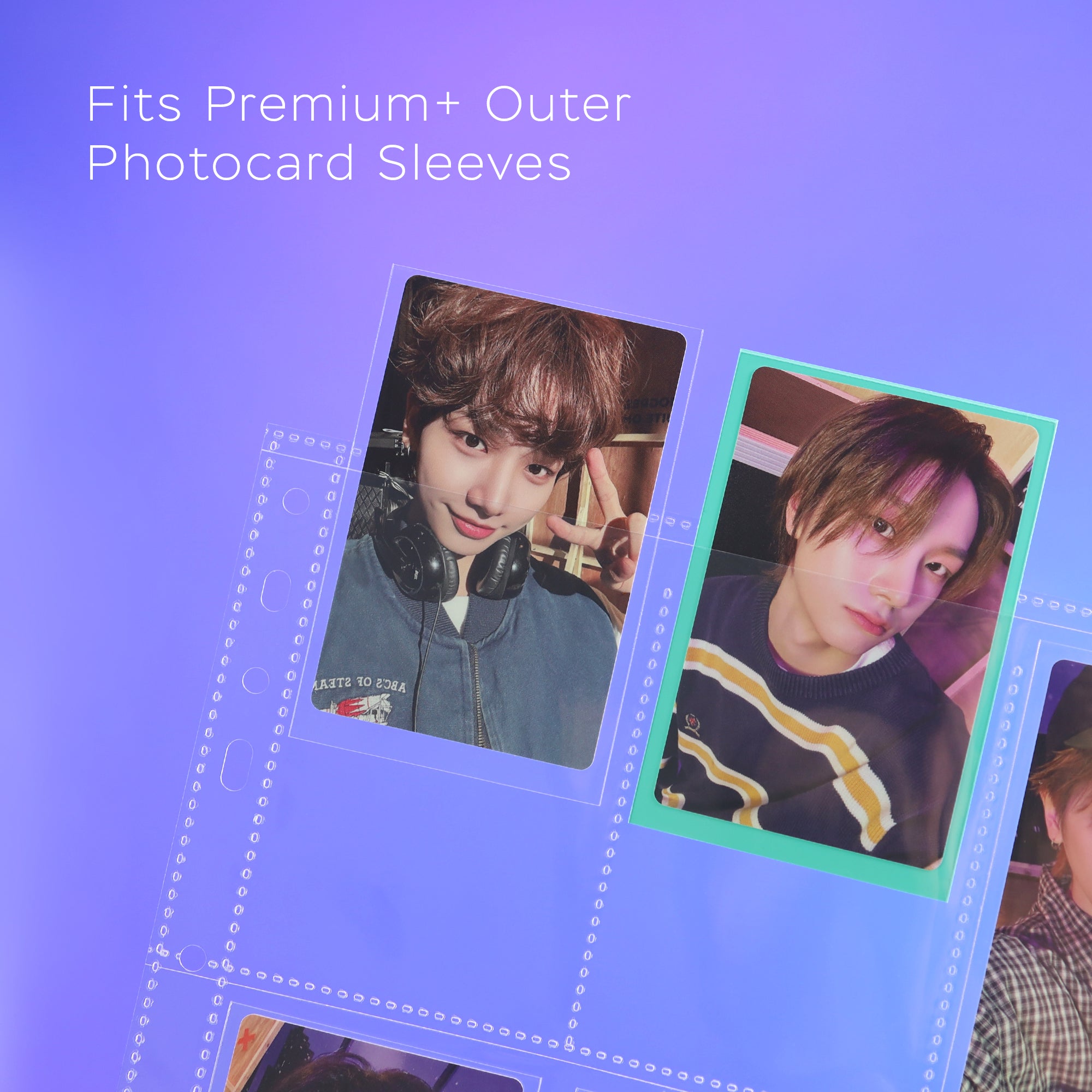 Custom A5 Wide 6-Pocket Pages - Outer Photocard