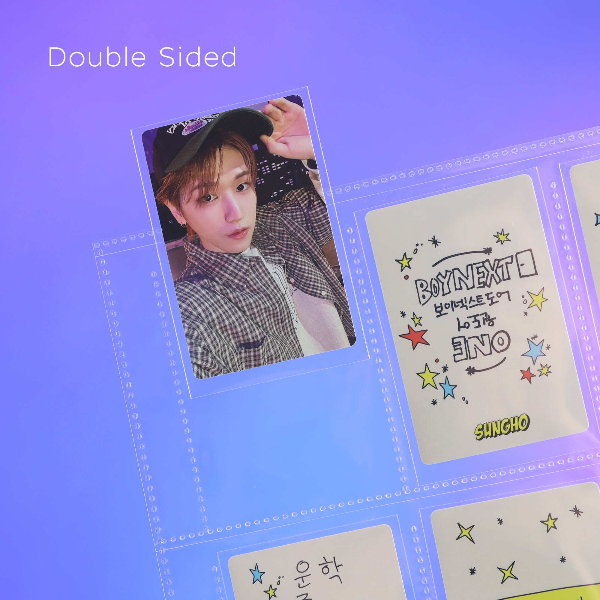 Custom A5 Wide 6-Pocket Pages - Outer Photocard
