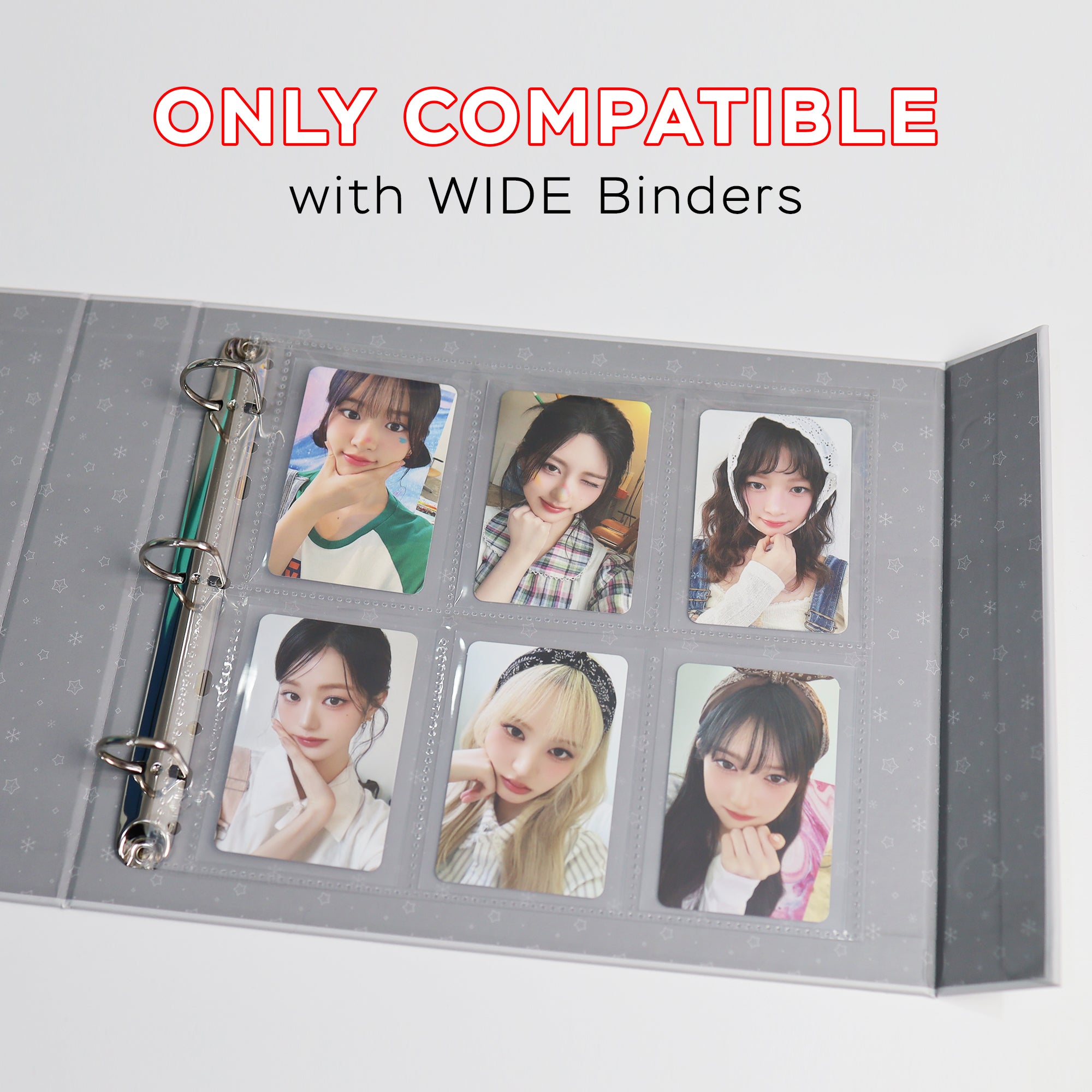 Custom A5 Wide 6-Pocket Pages - Standard Photocard