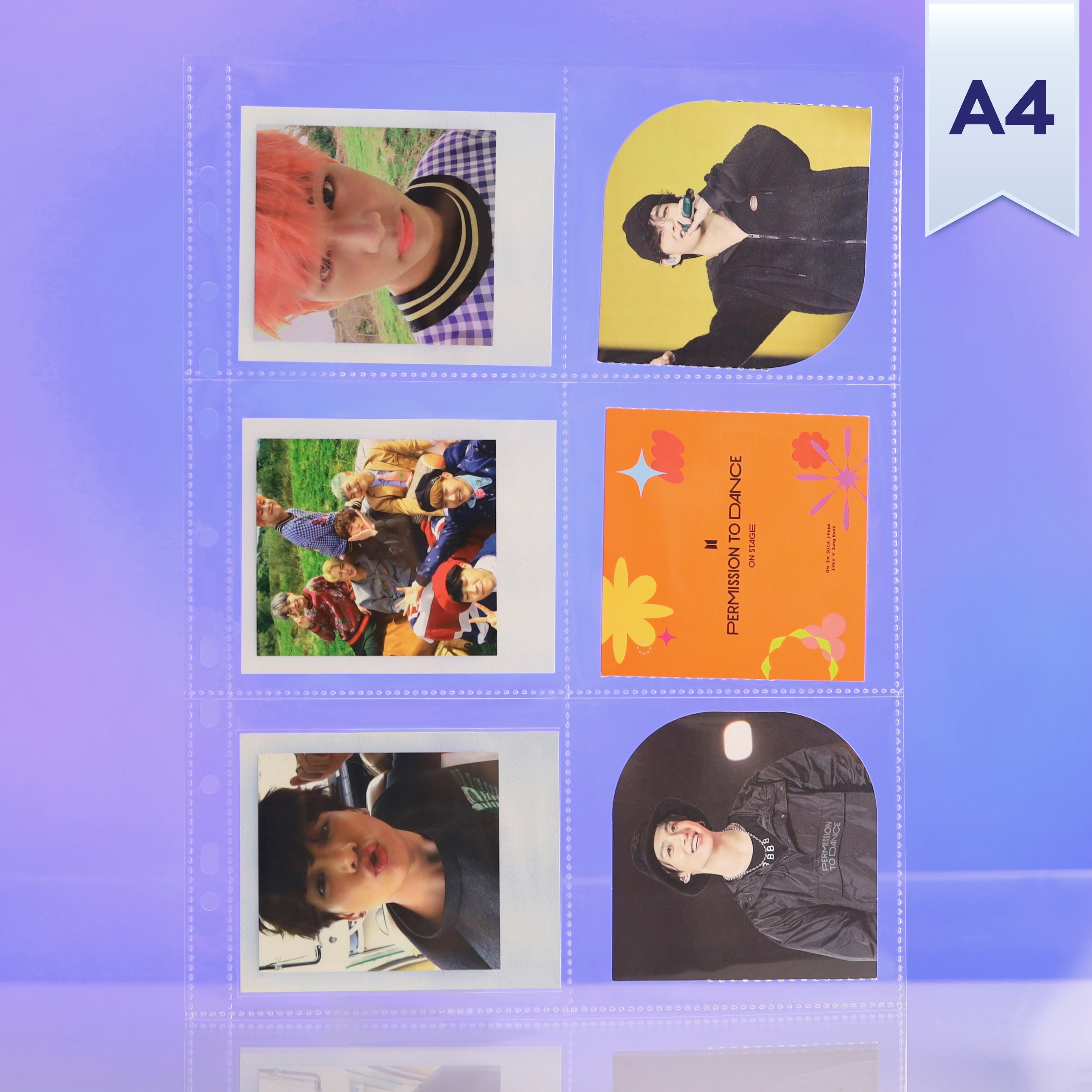 Custom A4 6 Pocket Pages - Horizontal