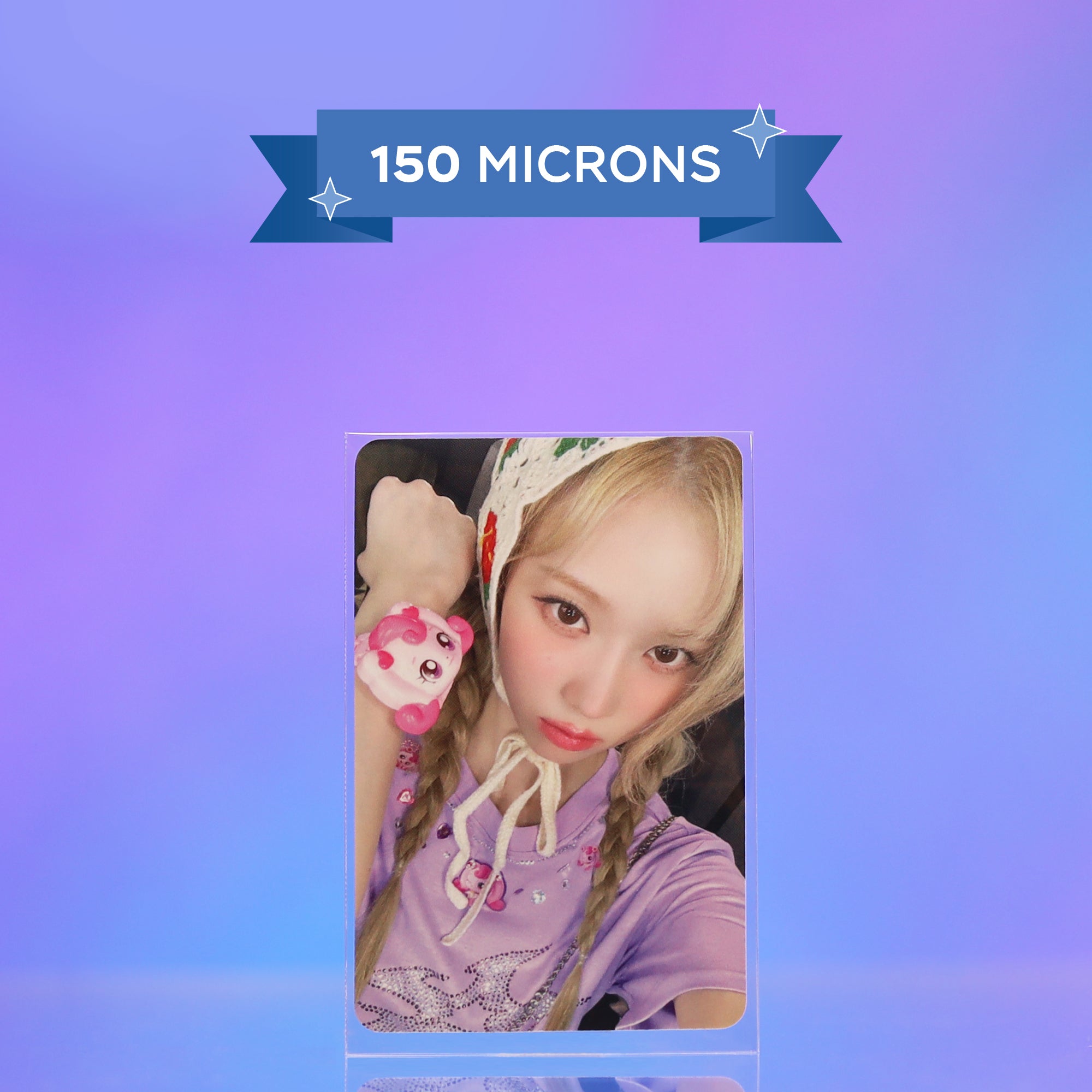 150M Photocard Sleeves - Slim - Clear