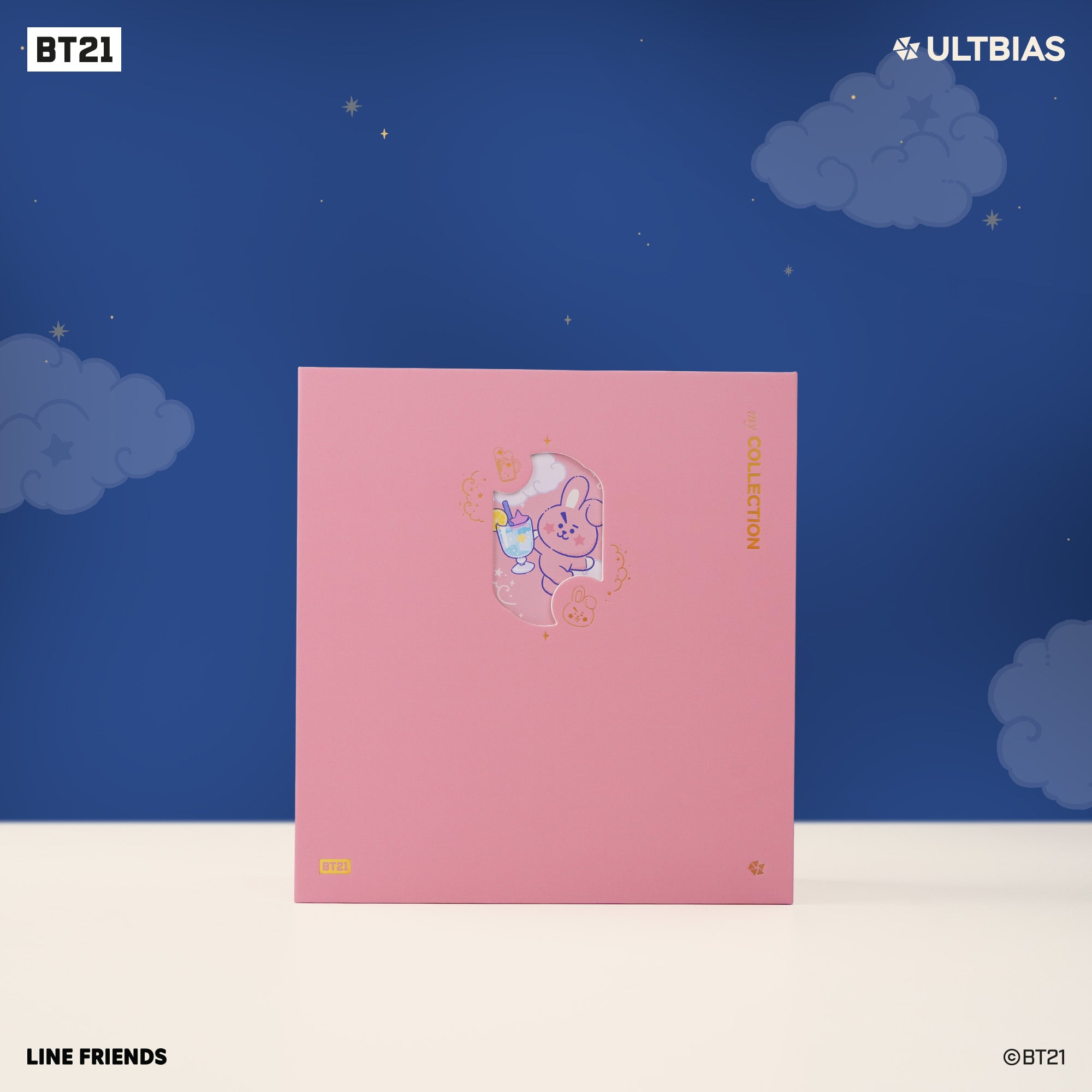 BT21 with ULTBIAS - COOKY - A5 myCOLLECTION - Complete Set