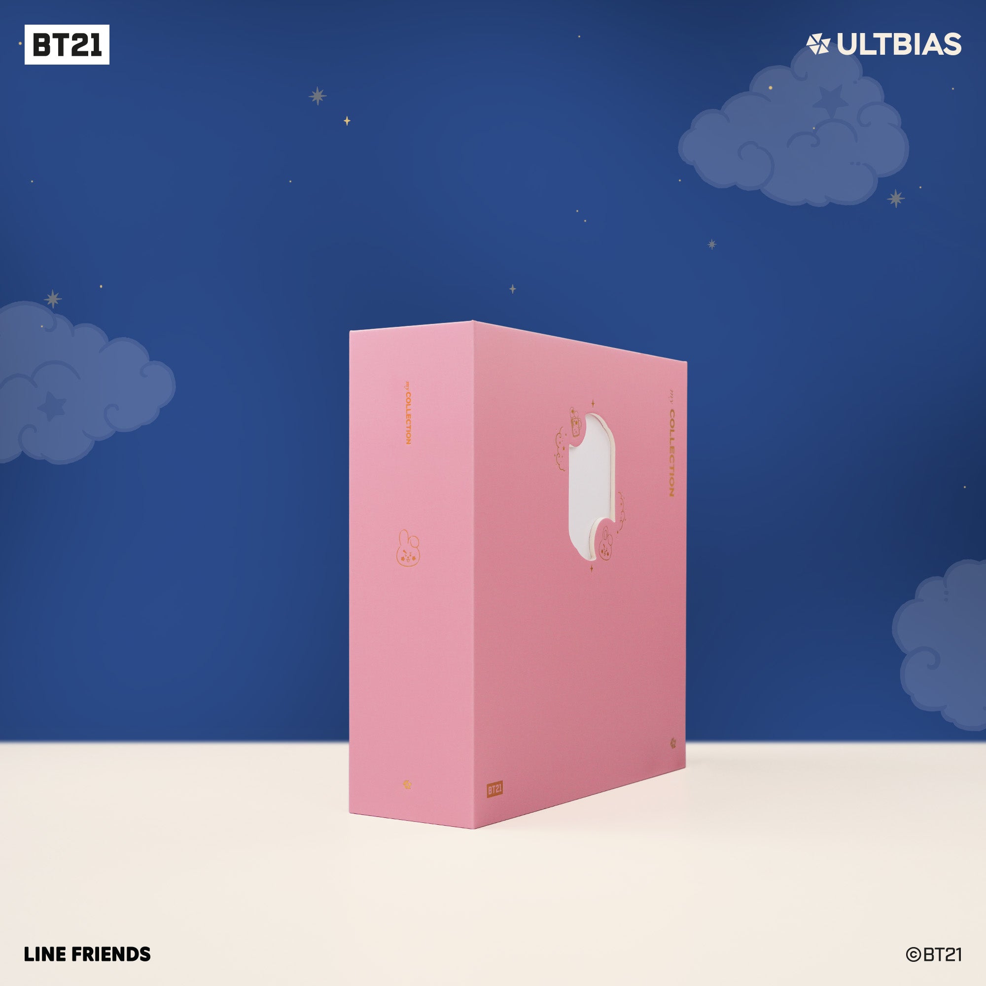 BT21 with ULTBIAS - COOKY - A5 myCOLLECTION - Complete Set