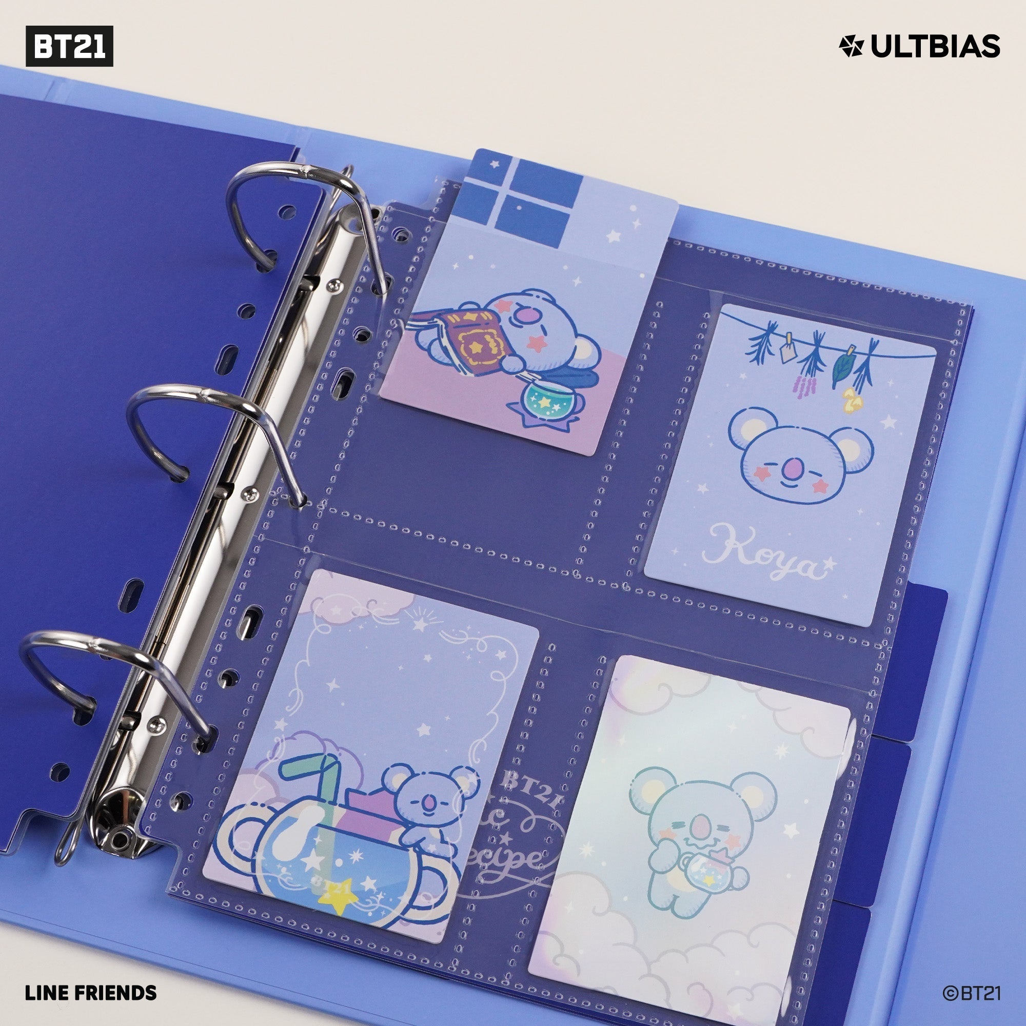 BT21 with ULTBIAS - KOYA - A5 myCOLLECTION - Complete Set