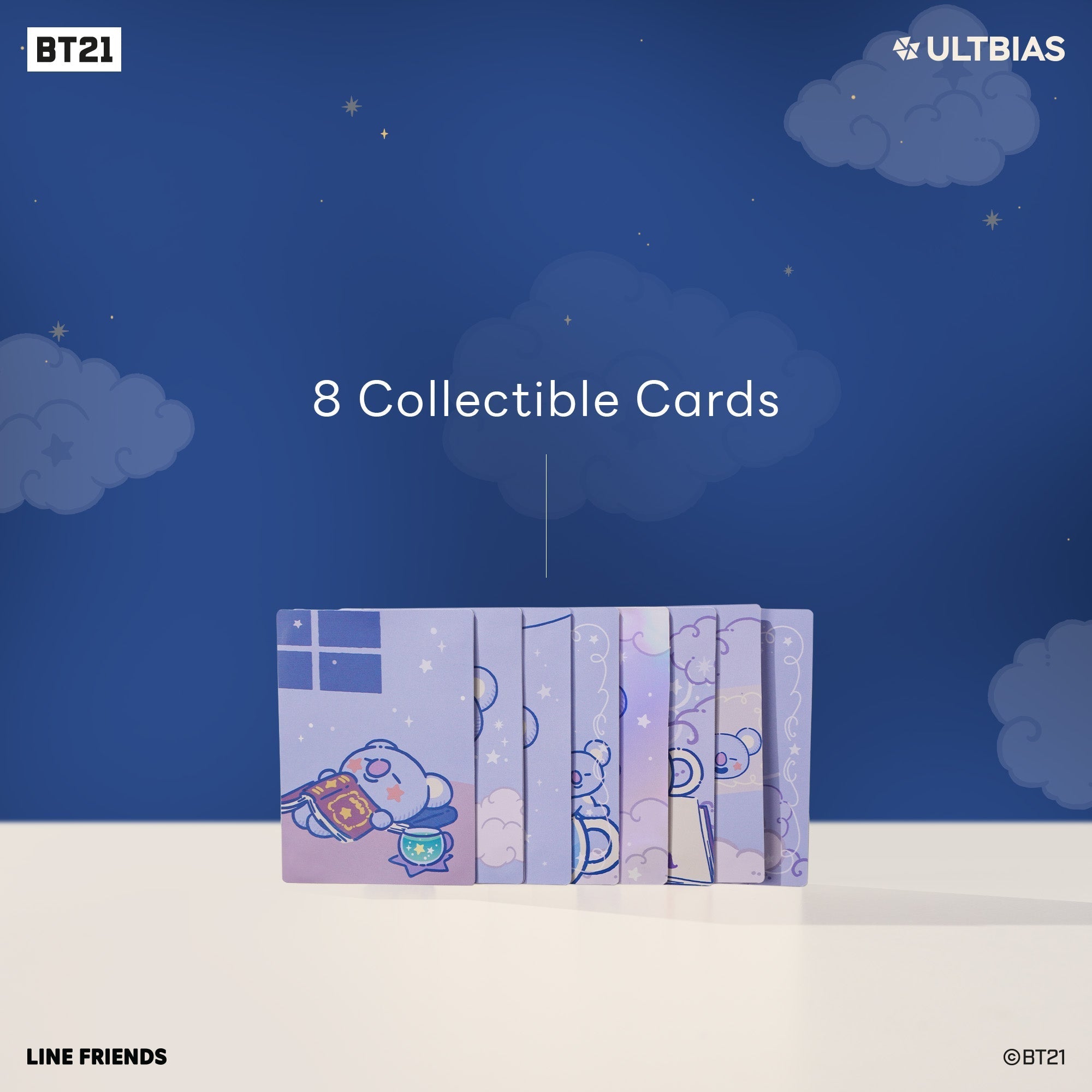 BT21 with ULTBIAS - KOYA - A5 myCOLLECTION - Complete Set