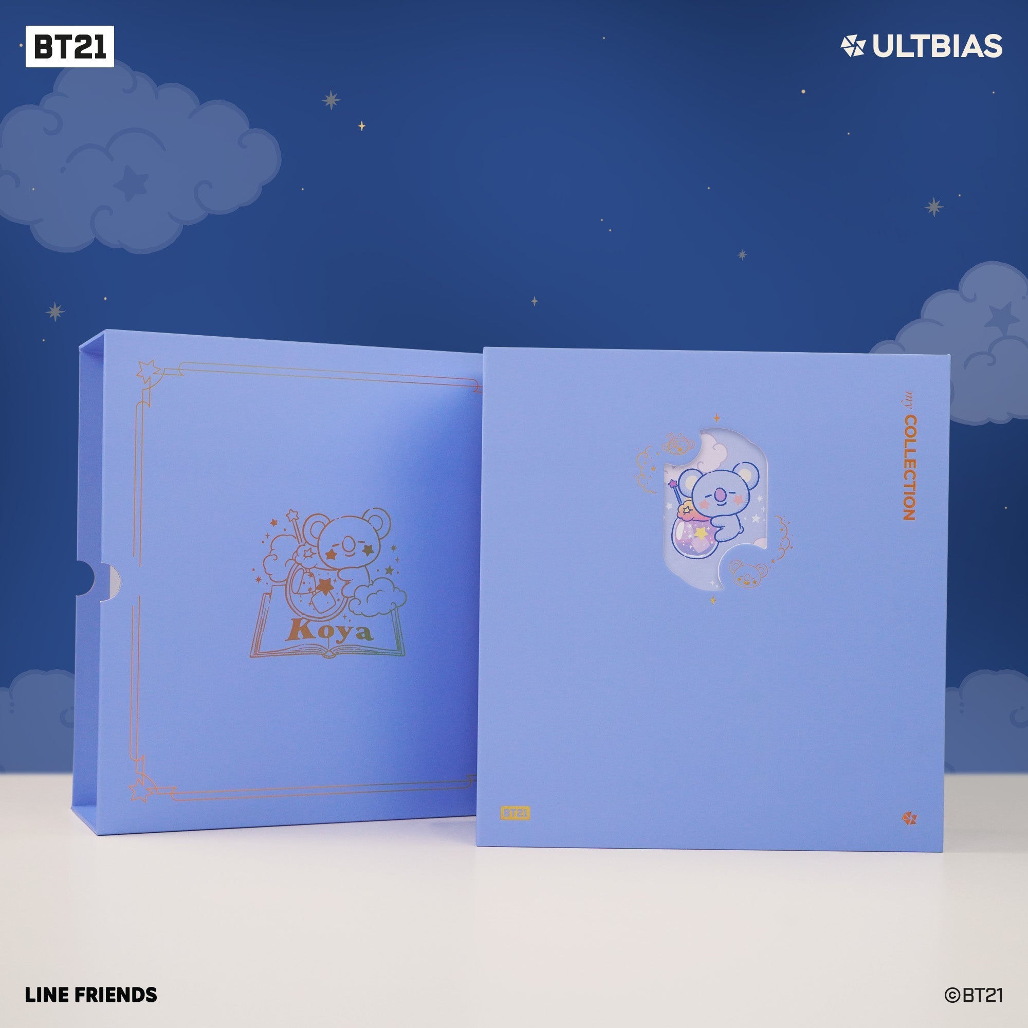 BT21 with ULTBIAS - KOYA - A5 myCOLLECTION - Complete Set