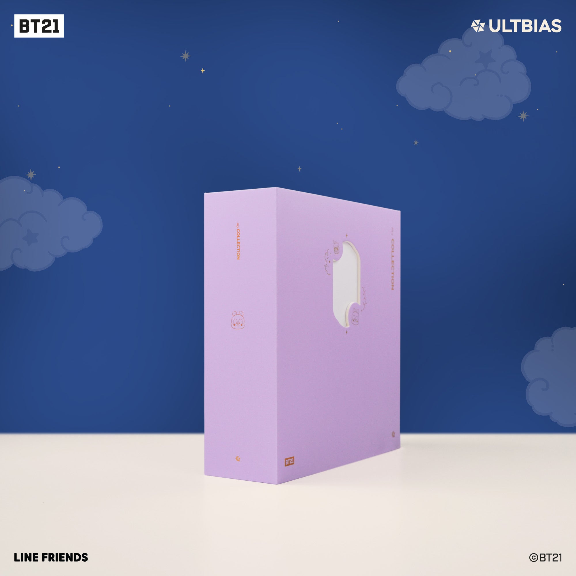 BT21 with ULTBIAS - MANG - A5 myCOLLECTION - Complete Set