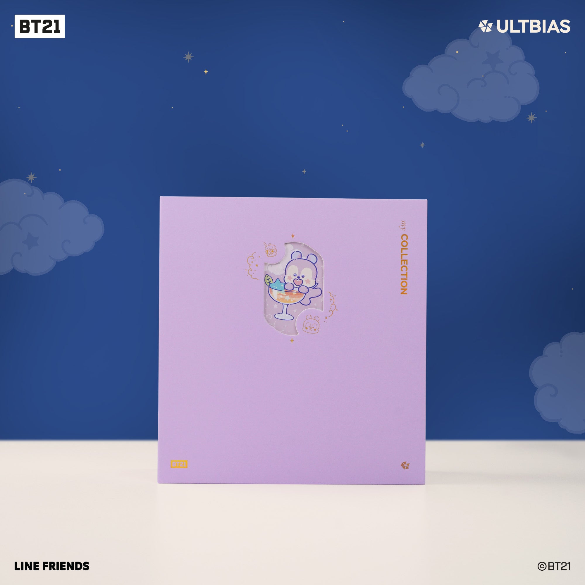BT21 with ULTBIAS - MANG - A5 myCOLLECTION - Complete Set