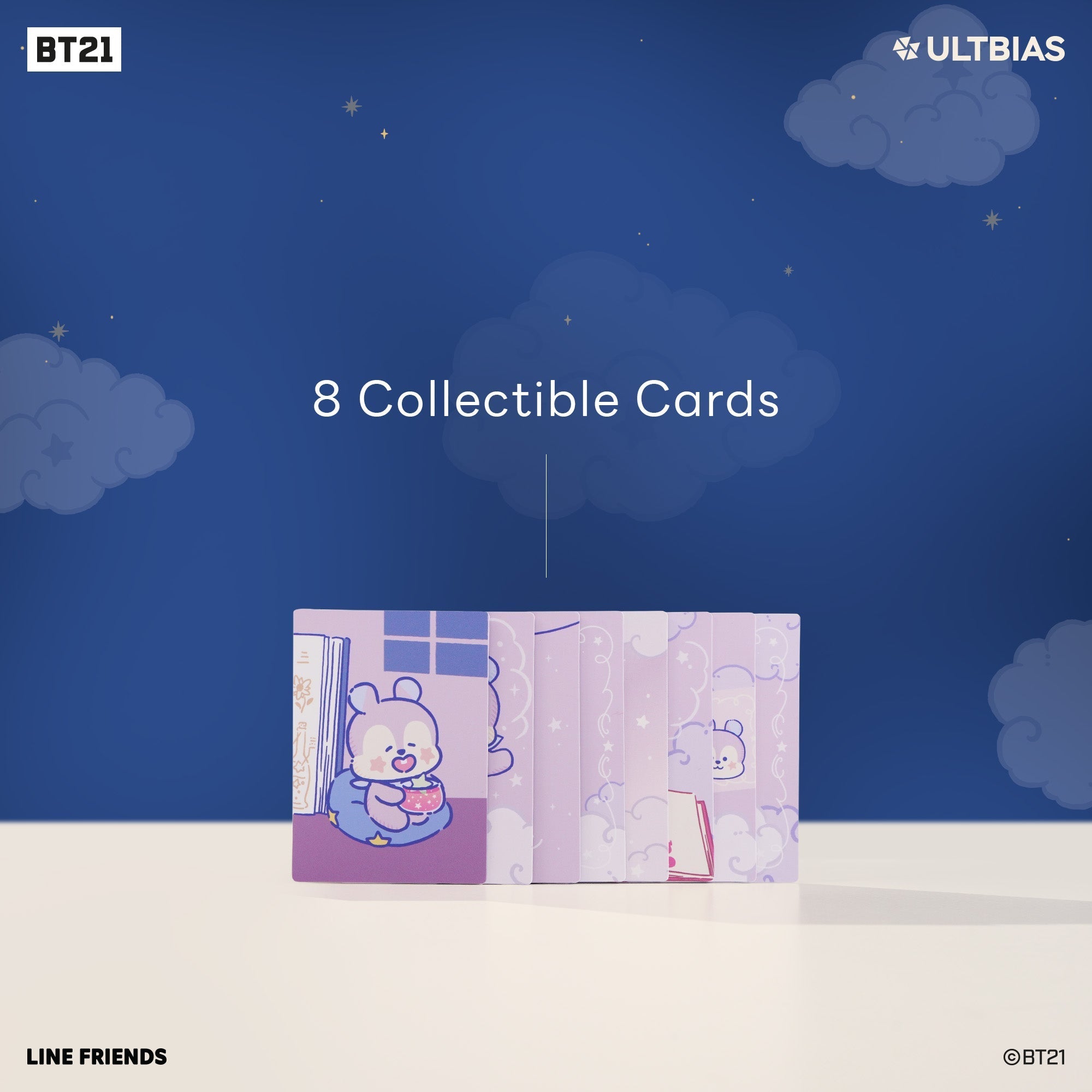 BT21 with ULTBIAS - MANG - A5 myCOLLECTION - Complete Set
