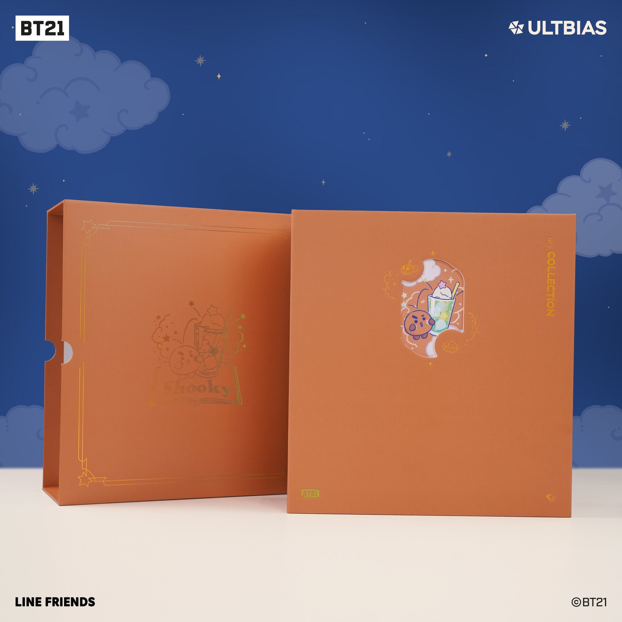 TRANSIT21冊セット BT21 with ULTBIAS - SHOOKY - A5 myCOLLECTION - Complete Set