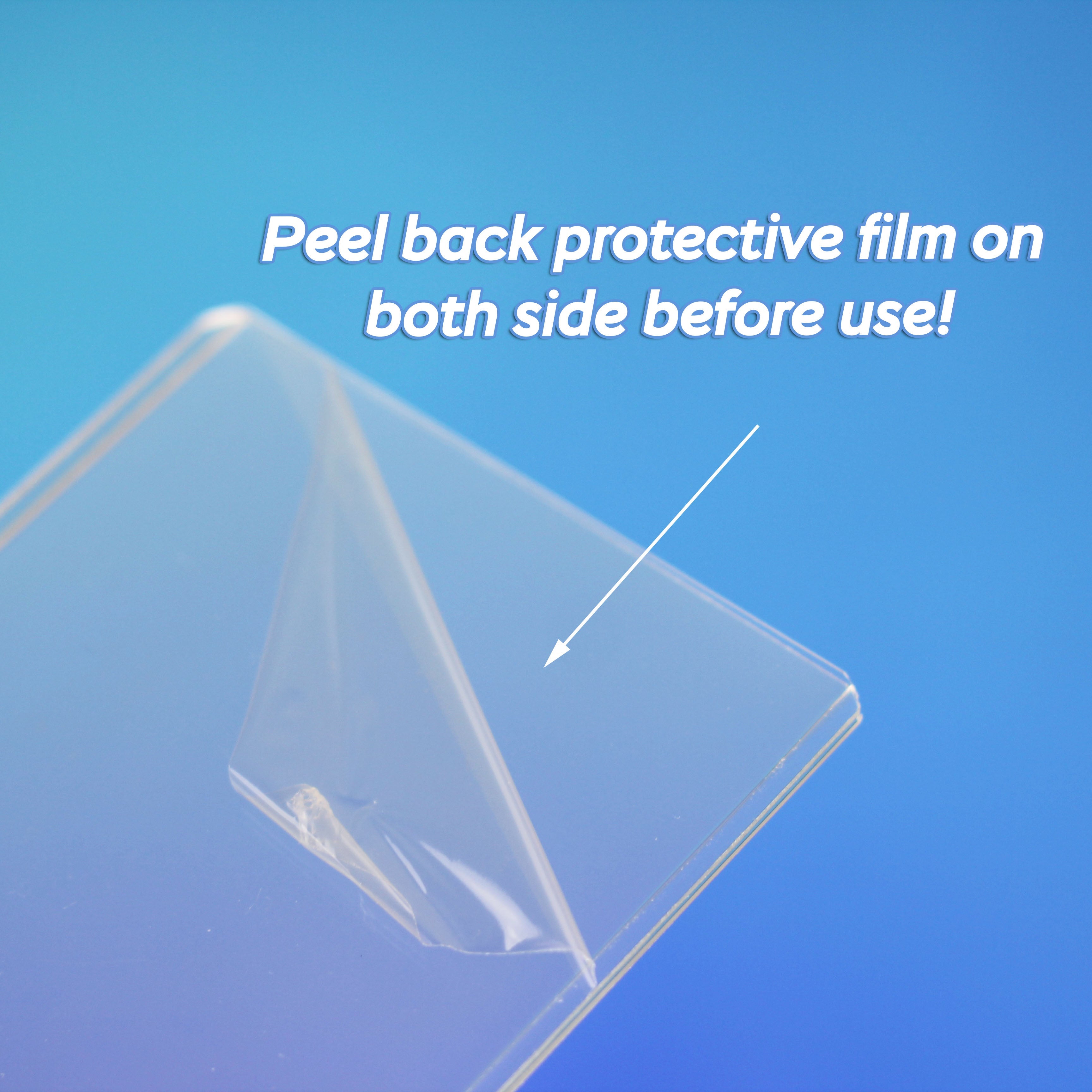 Archival Clear Photocard Toploader - Pack of 10 - MEDIUM - Prism Platinum