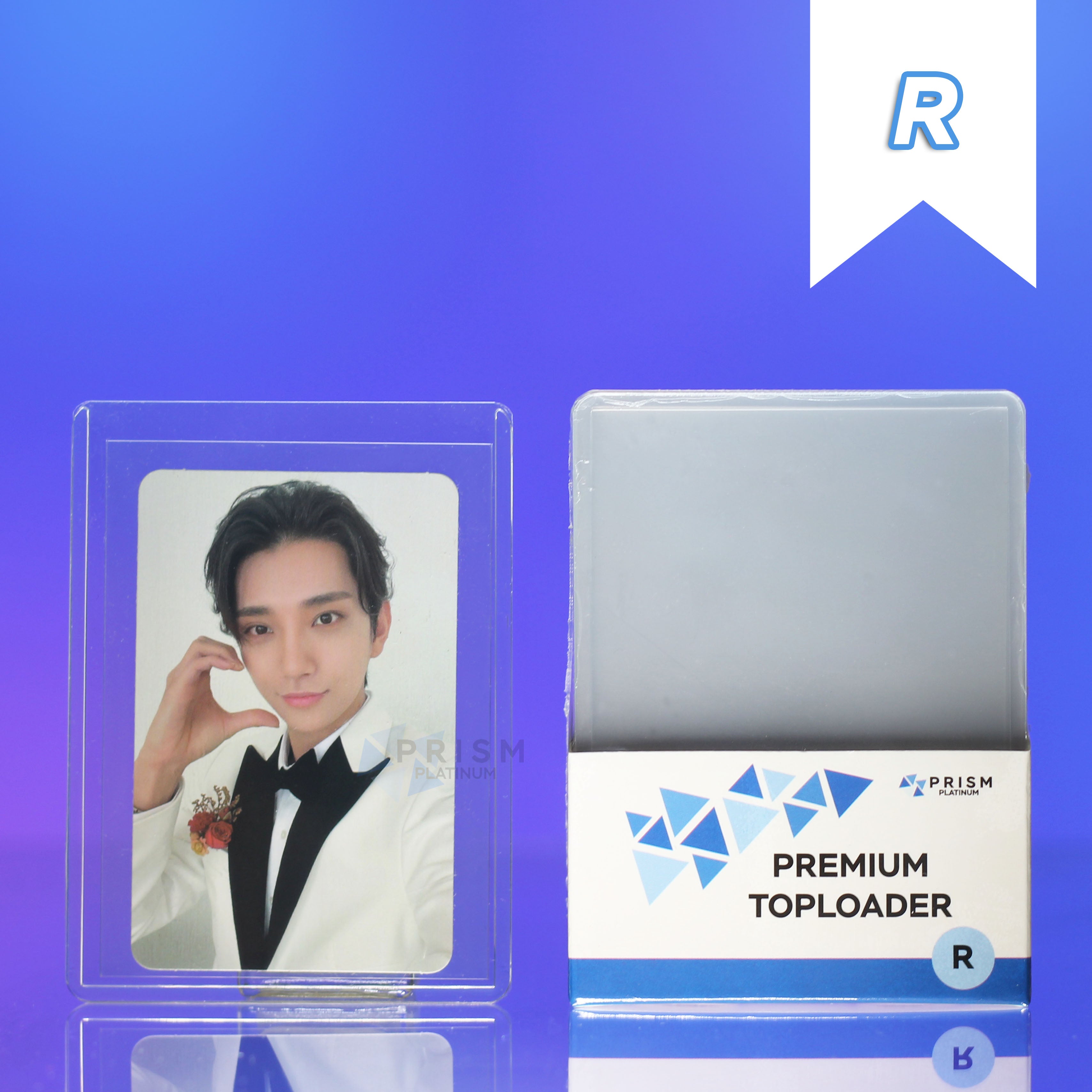 Premium Clear Toploader - Regular Size - Pack of 10 - Prism Platinum