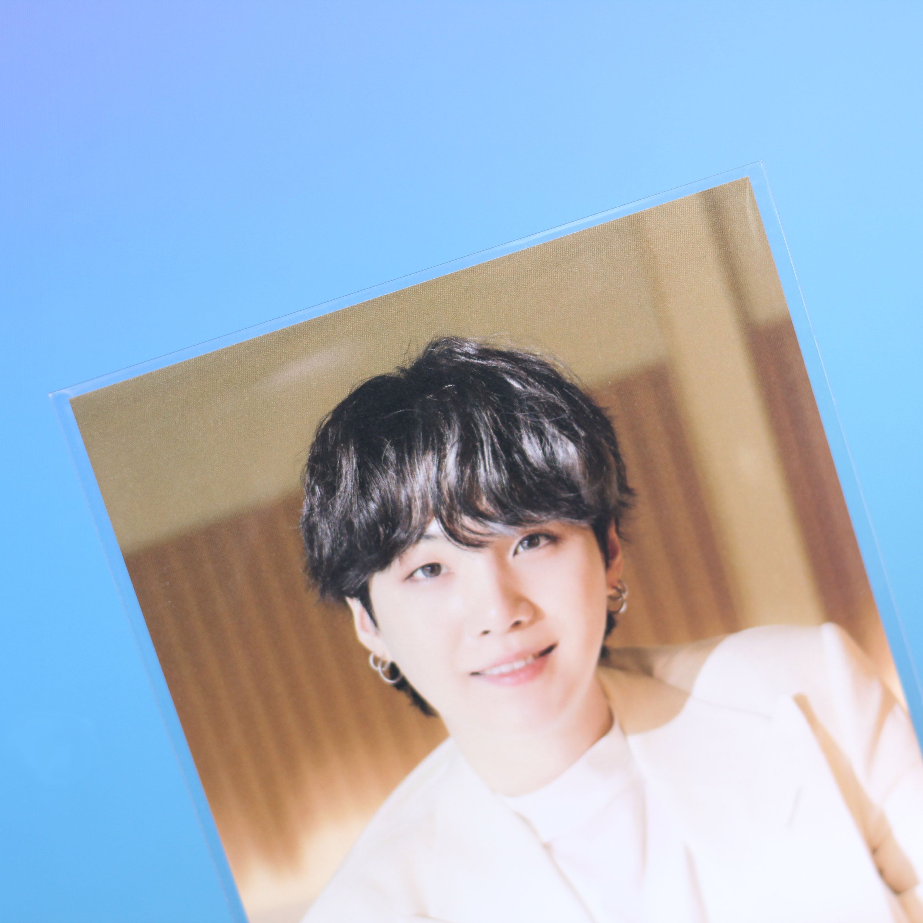 Premium Custom Postcard Sleeves - 25 Pack - Prism Platinum