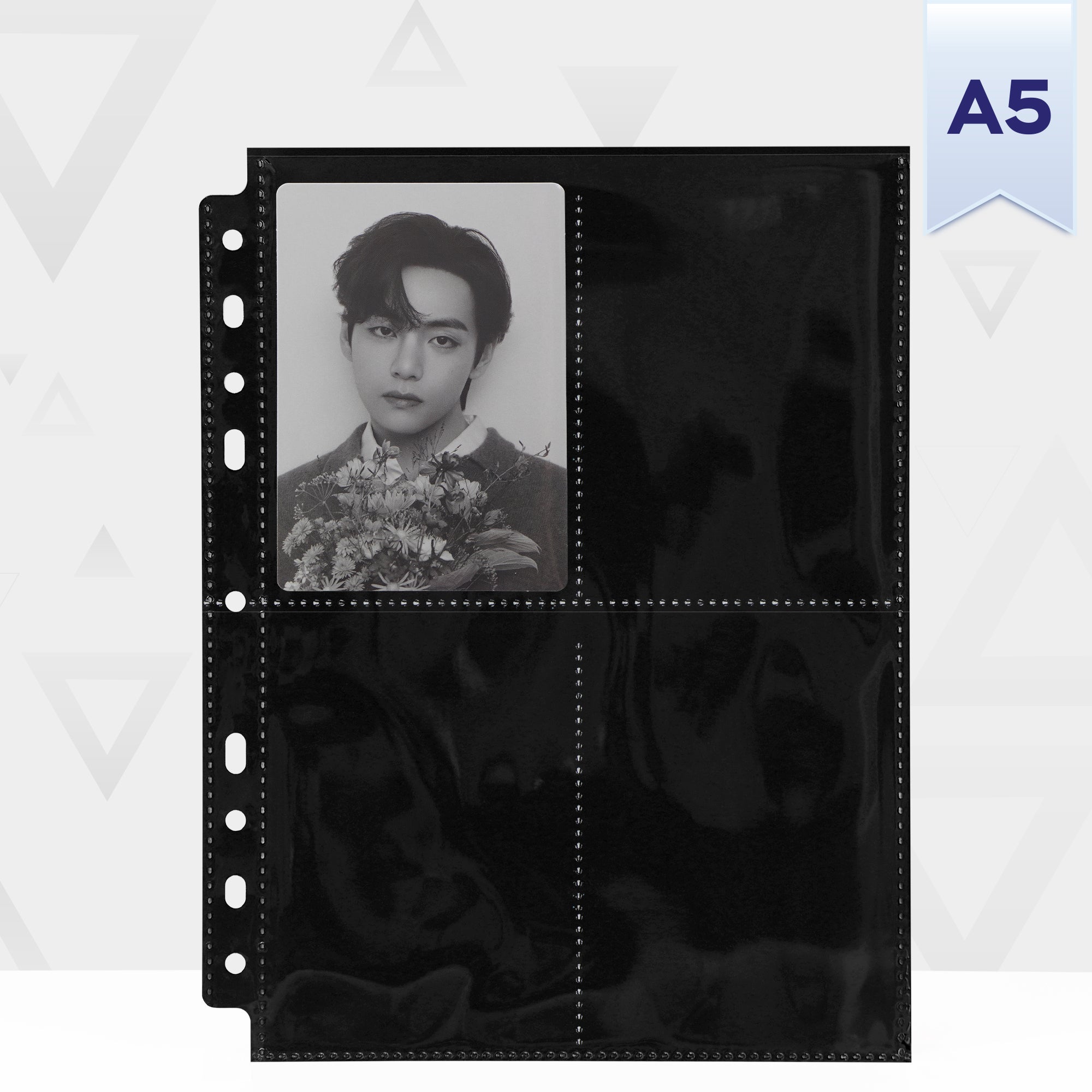 [PRE-ORDER] Custom A5 4-Pocket Pages - Mini Tour - Black