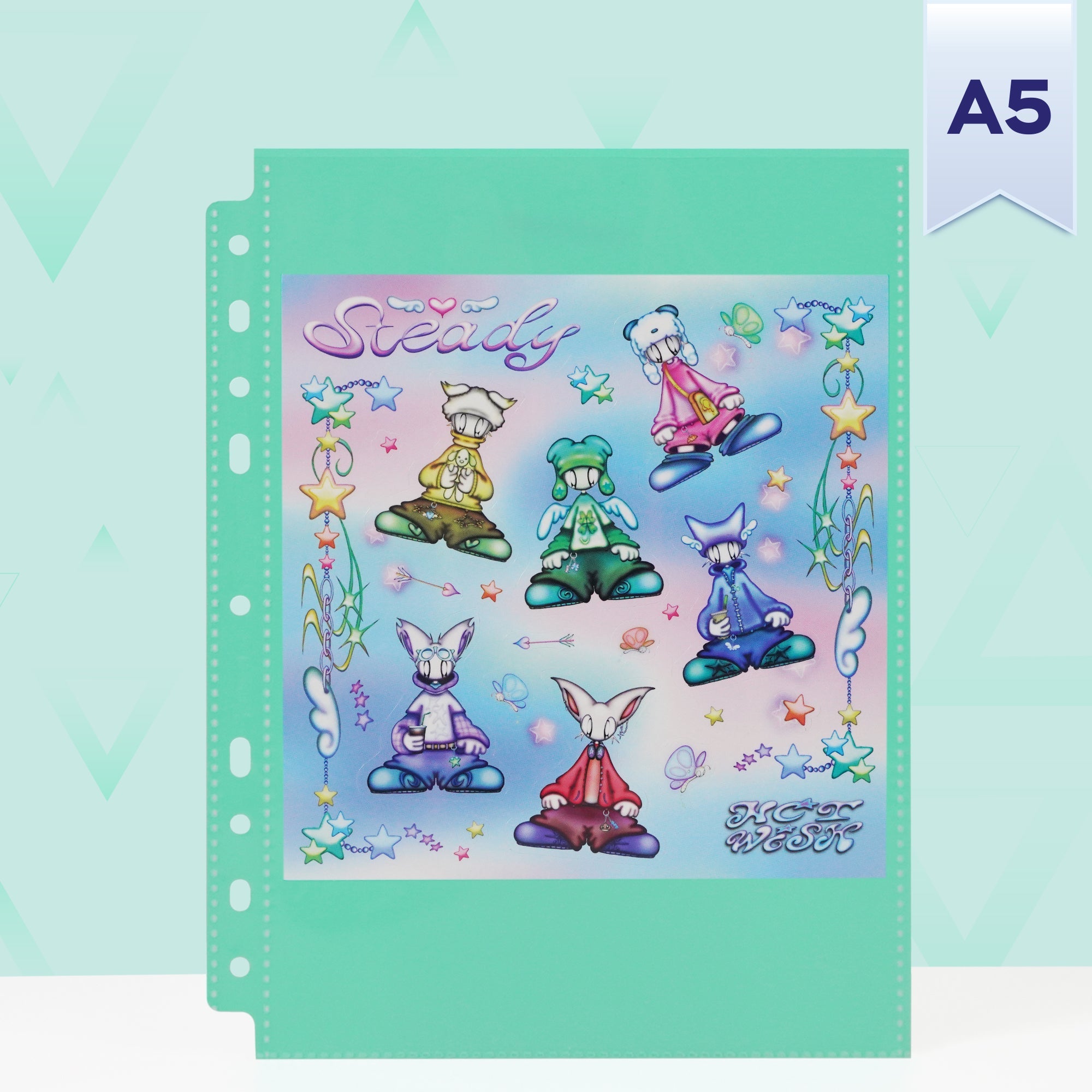 Custom A5 1-Pocket Pages - Mini Poster - Coloured