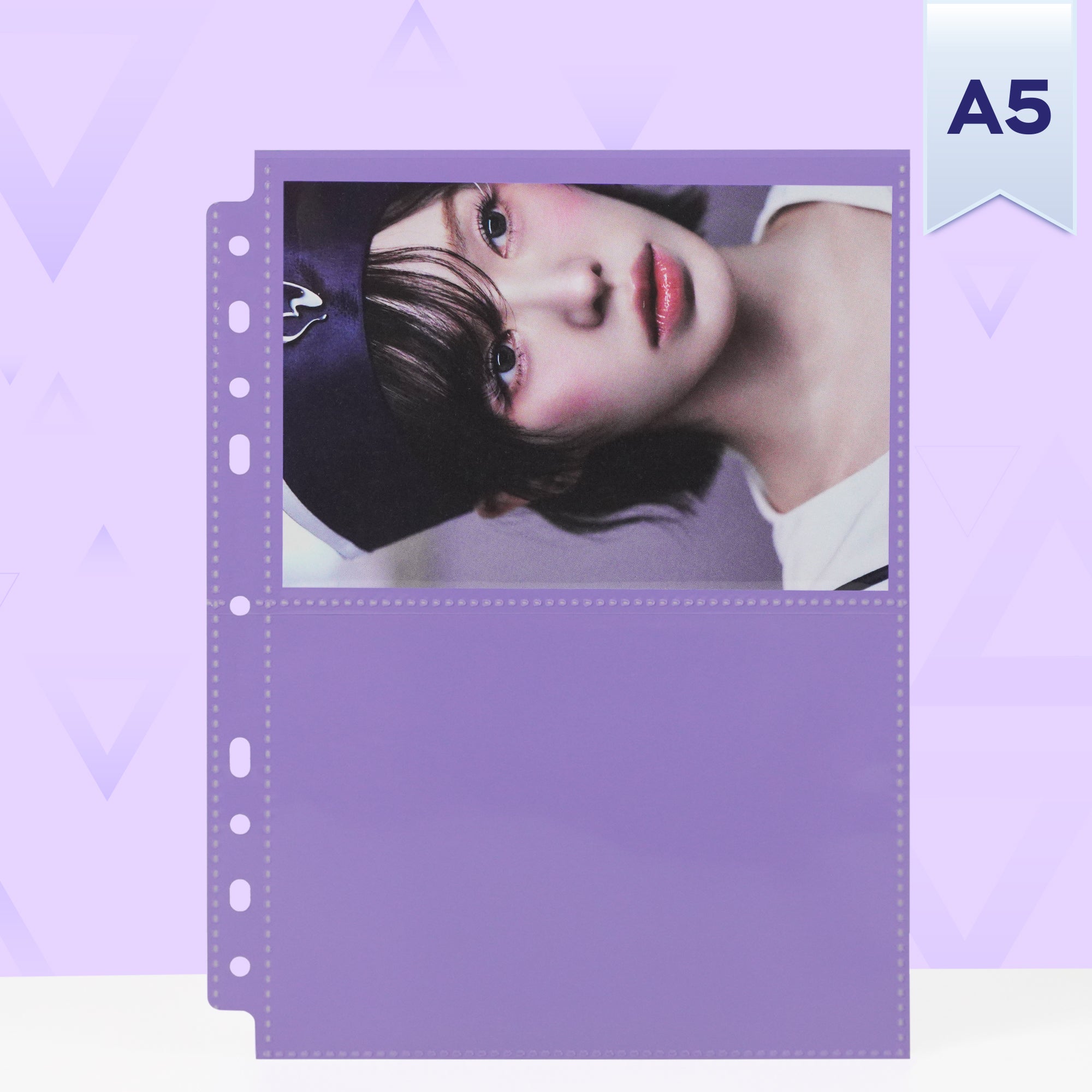 Custom A5 2-Pocket Pages - Postcard - Bunnies Coloured