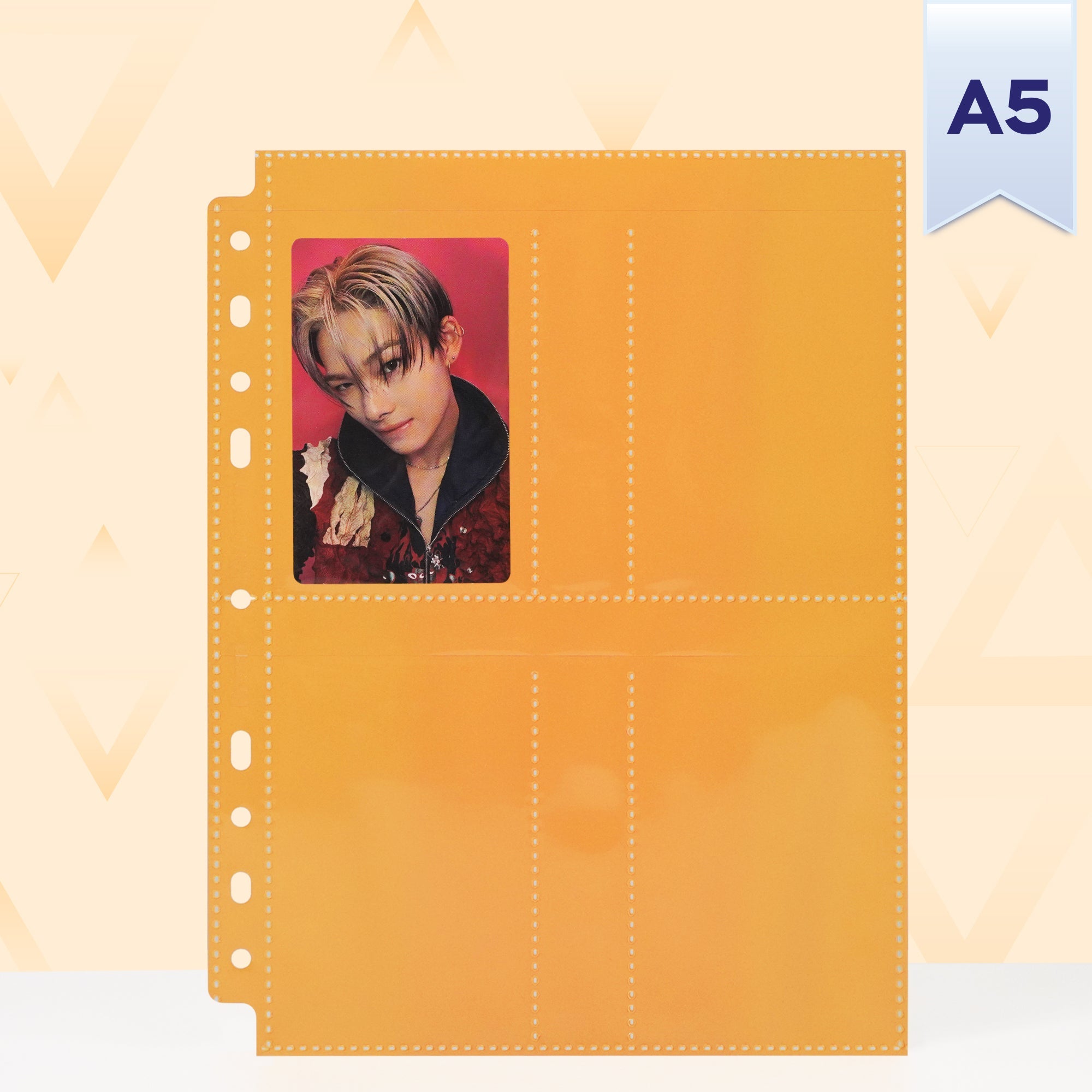 Custom A5 4-Pocket Pages - Double Sleeve - Bunnies Coloured