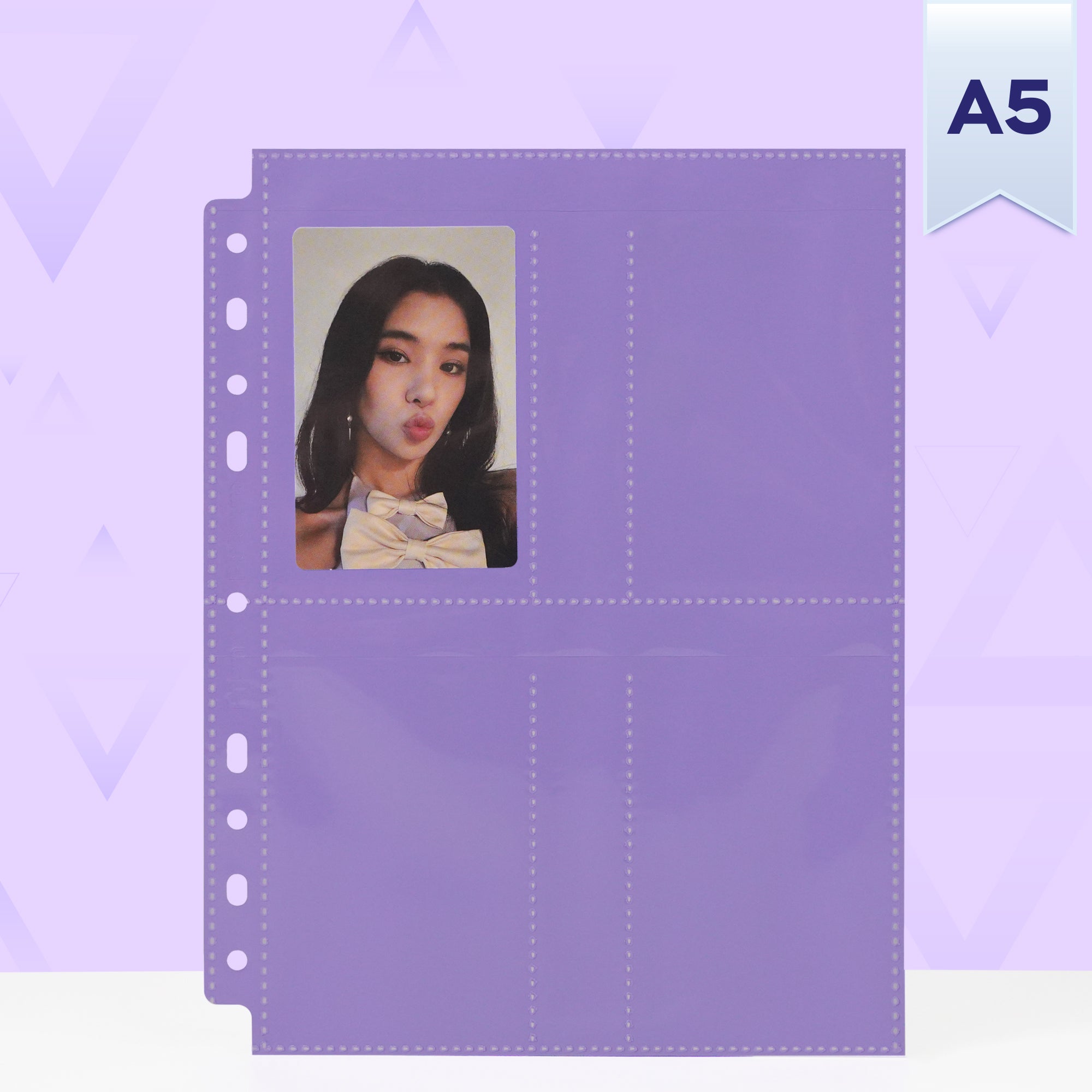 Custom A5 4-Pocket Pages - Double Sleeve - Bunnies Coloured