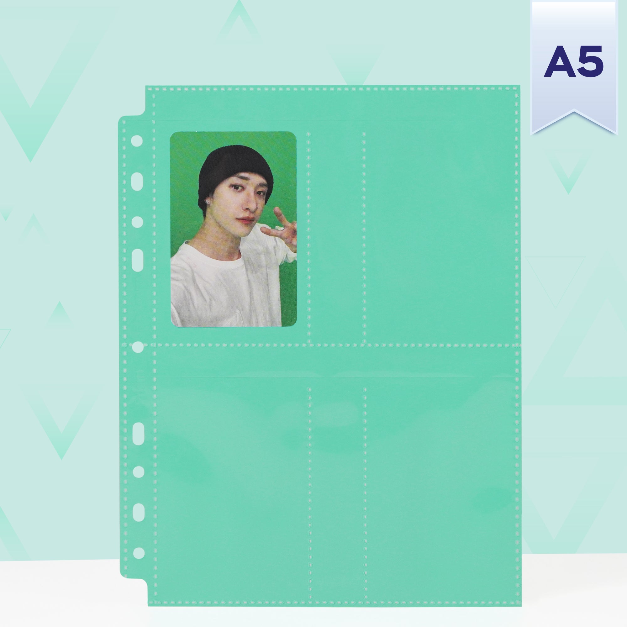 Custom A5 4-Pocket Pages - Double Sleeve - Coloured