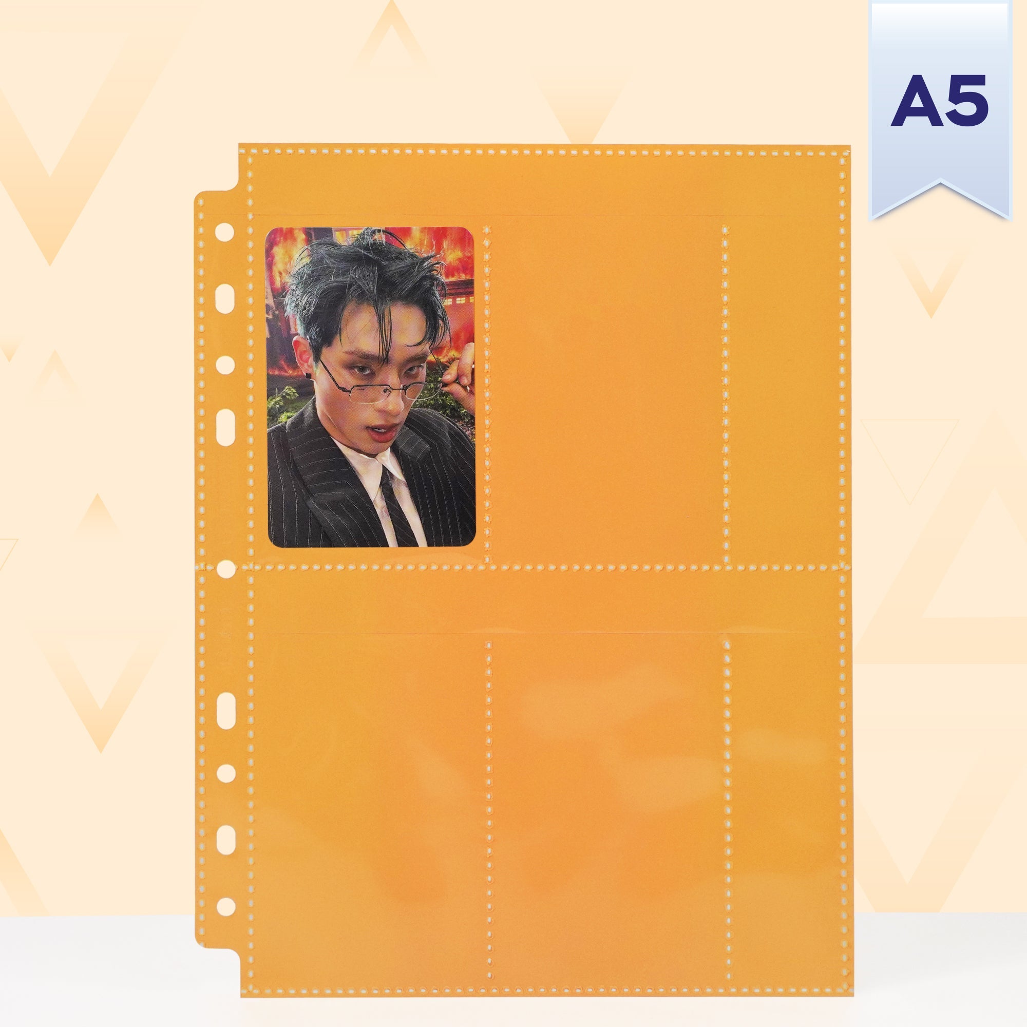Custom A5 4-Pocket Pages - Slim + Note - Bunnies Coloured