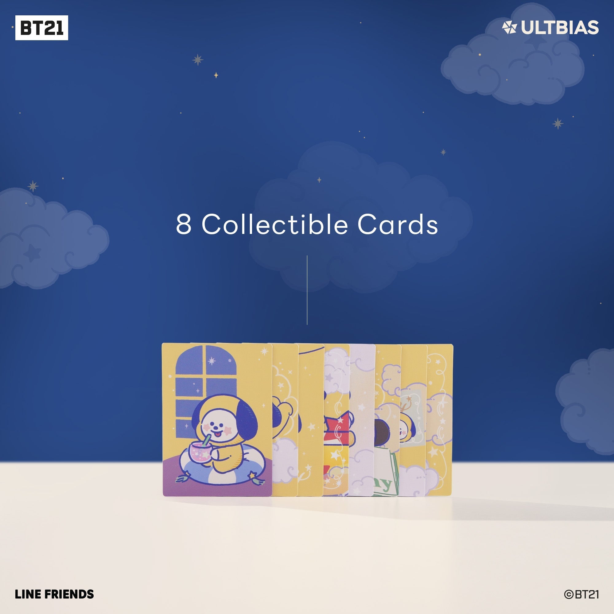 BT21 with ULTBIAS  - CHIMMY - A5 myCOLLECTION - Complete Set