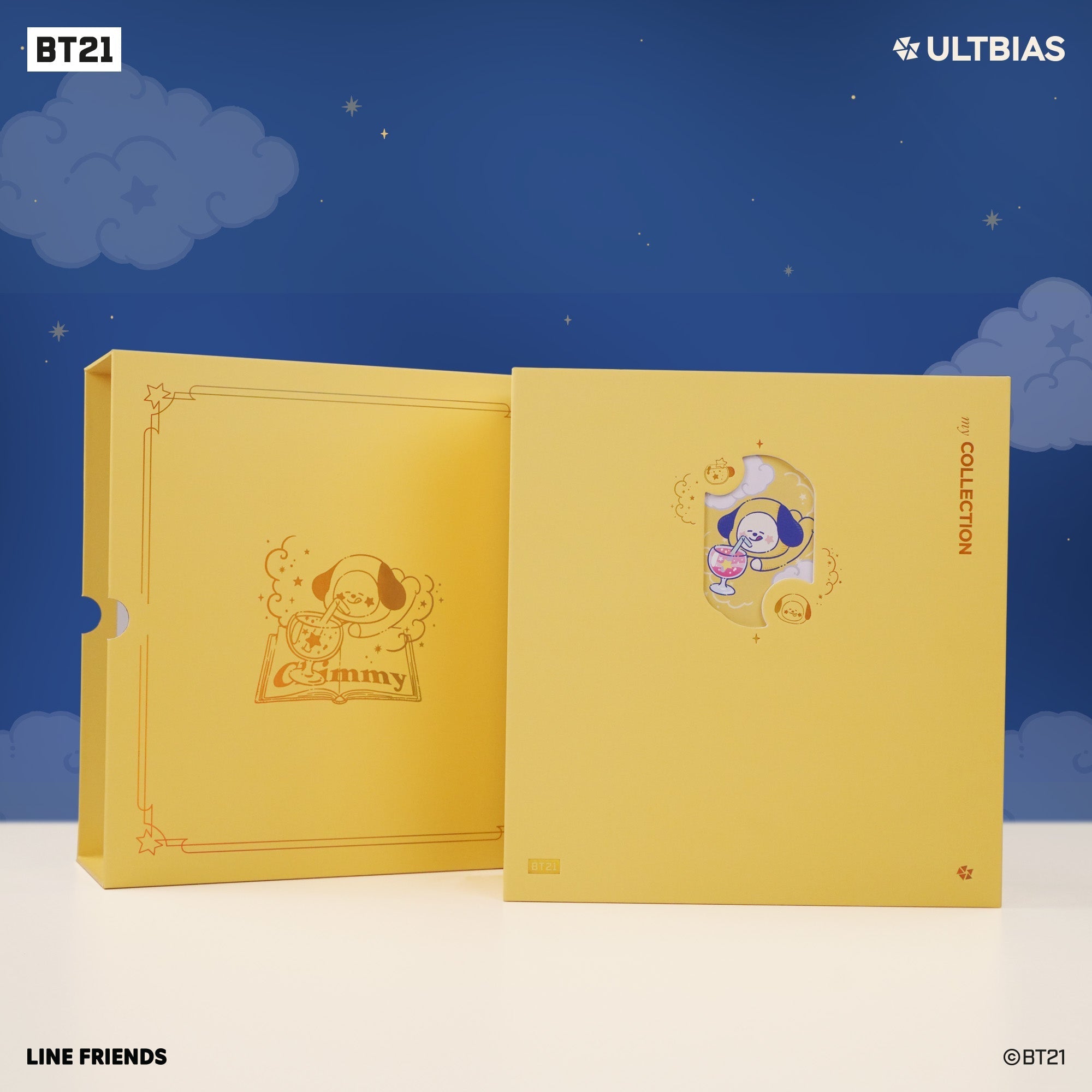 BT21 with ULTBIAS  - CHIMMY - A5 myCOLLECTION - Complete Set