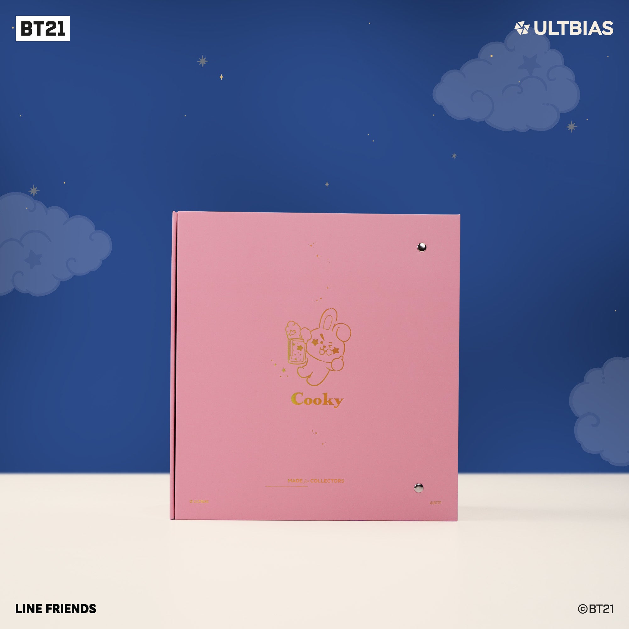 BT21 with ULTBIAS - COOKY - A5 myCOLLECTION - Complete Set