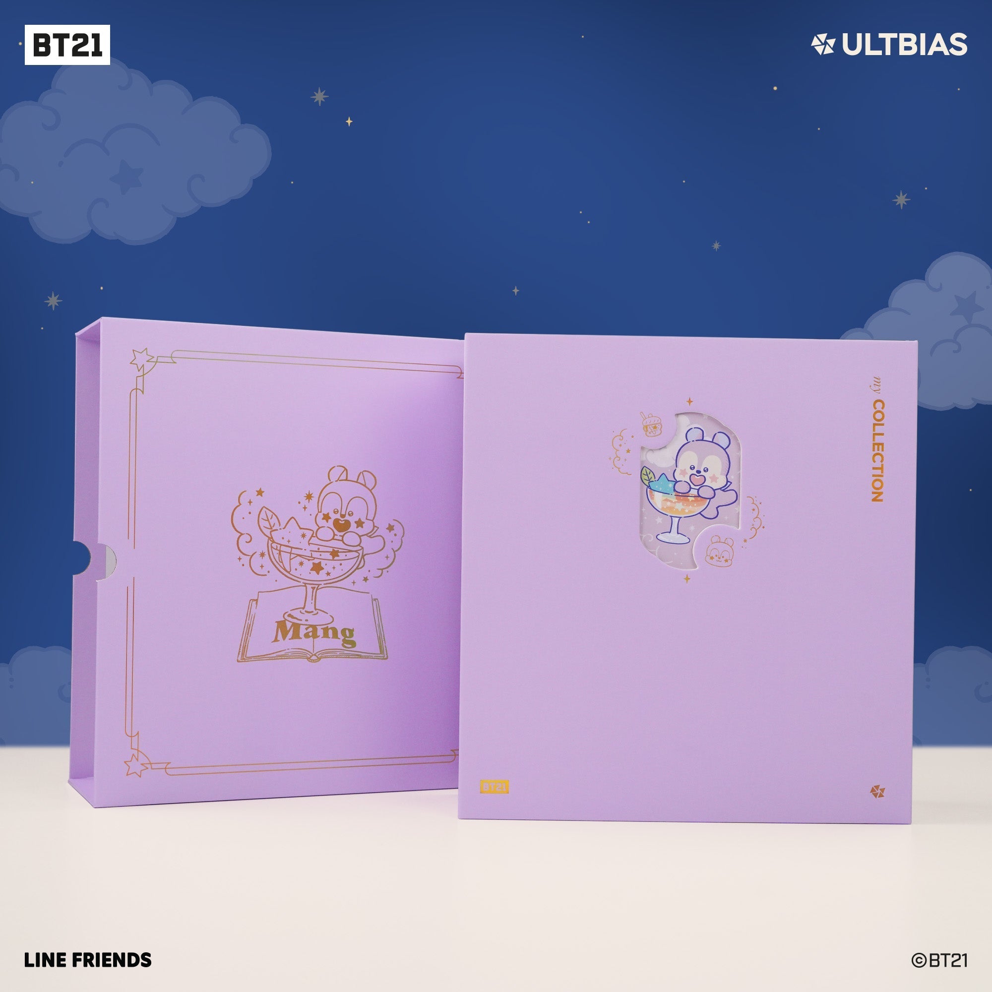 BT21 with ULTBIAS  - MANG - A5 myCOLLECTION - Complete Set