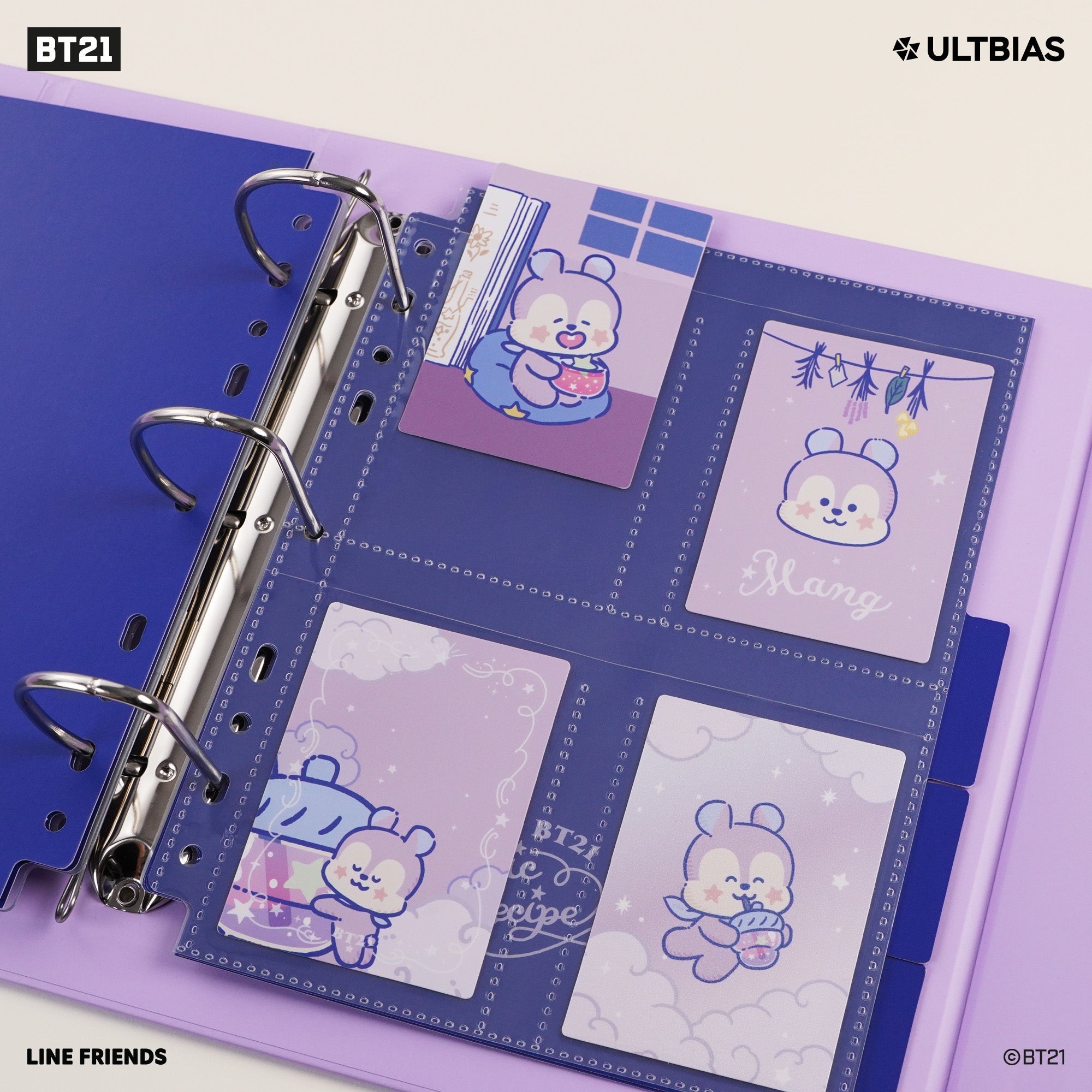 BT21 with ULTBIAS  - MANG - A5 myCOLLECTION - Complete Set