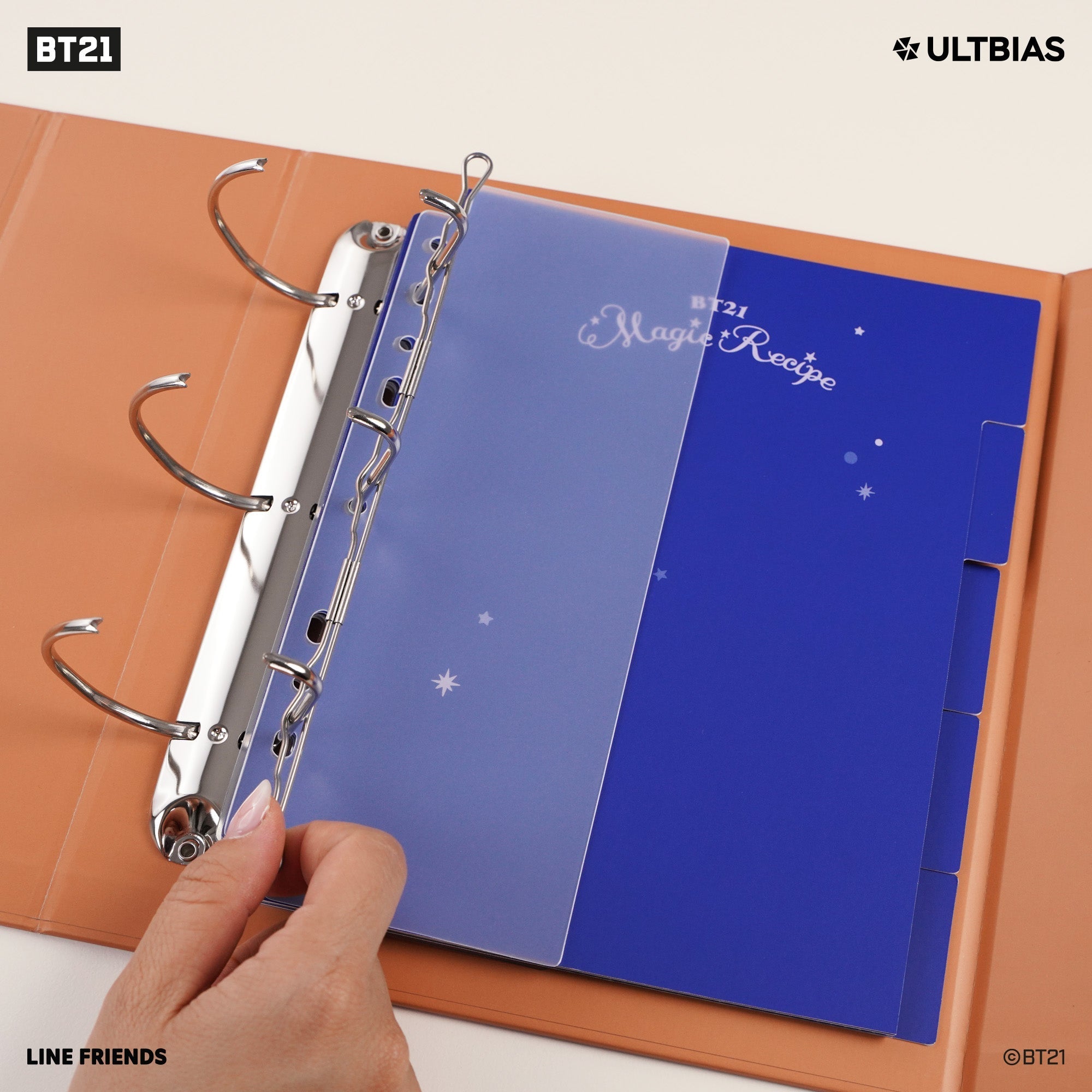 BT21 with ULTBIAS  - SHOOKY - A5 myCOLLECTION - Complete Set