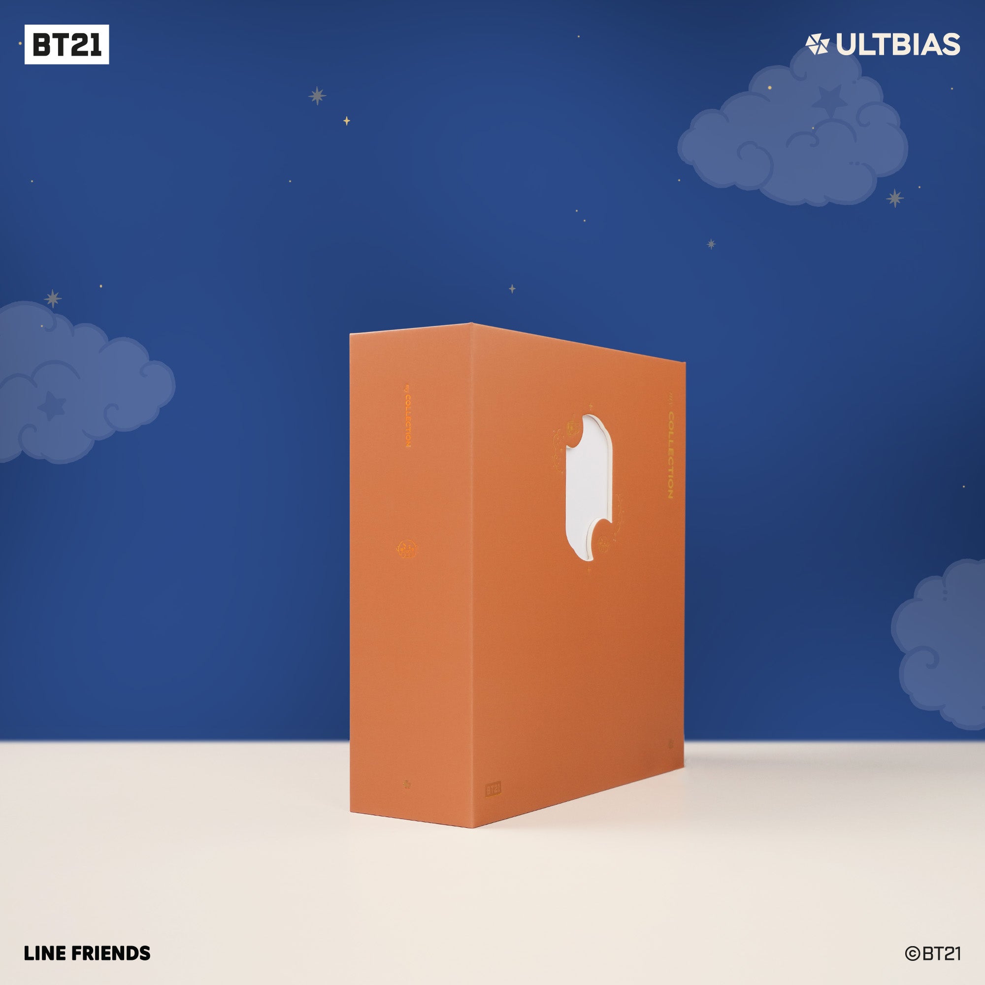 BT21 with ULTBIAS  - SHOOKY - A5 myCOLLECTION - Complete Set