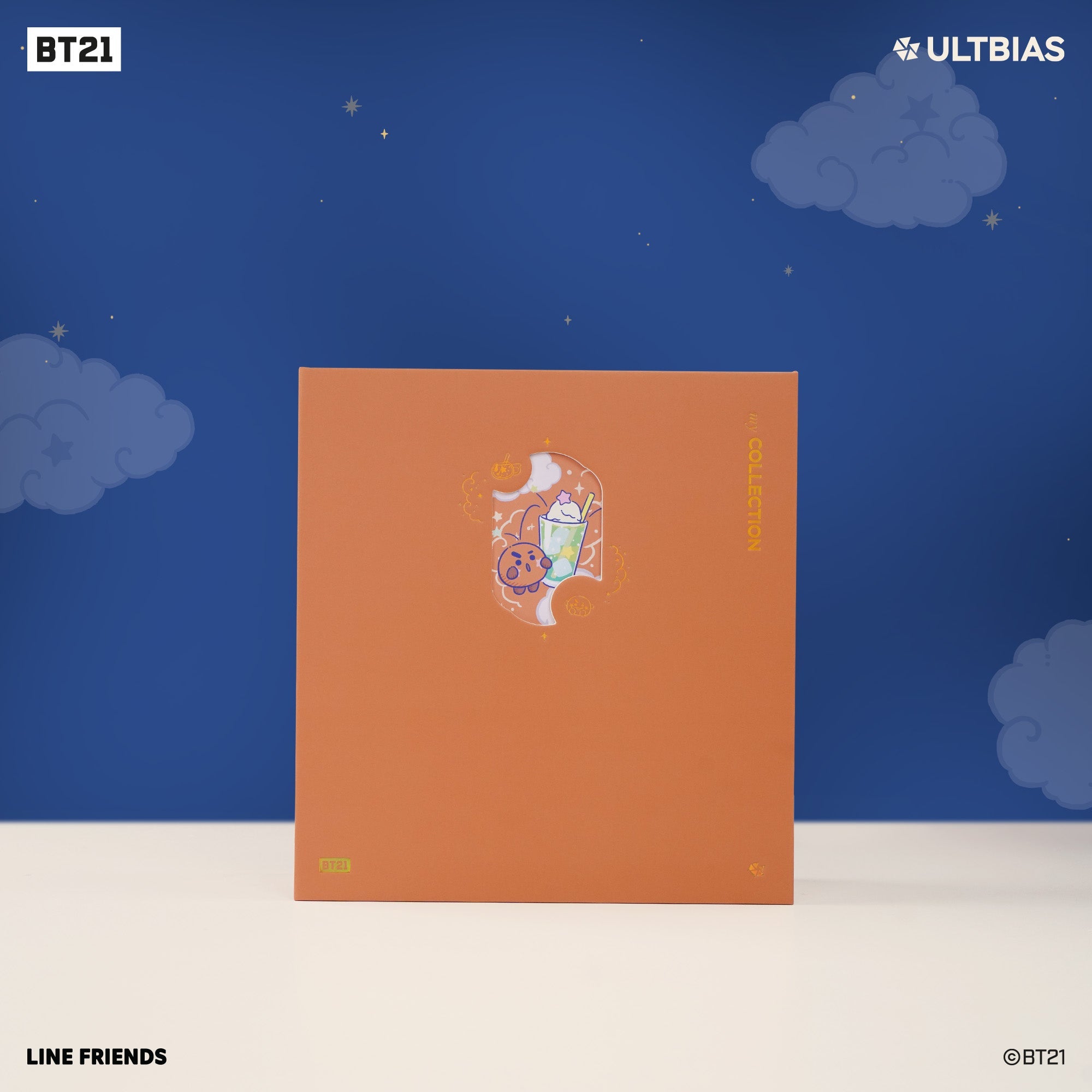 BT21 with ULTBIAS - SHOOKY - A5 myCOLLECTION - Complete Set
