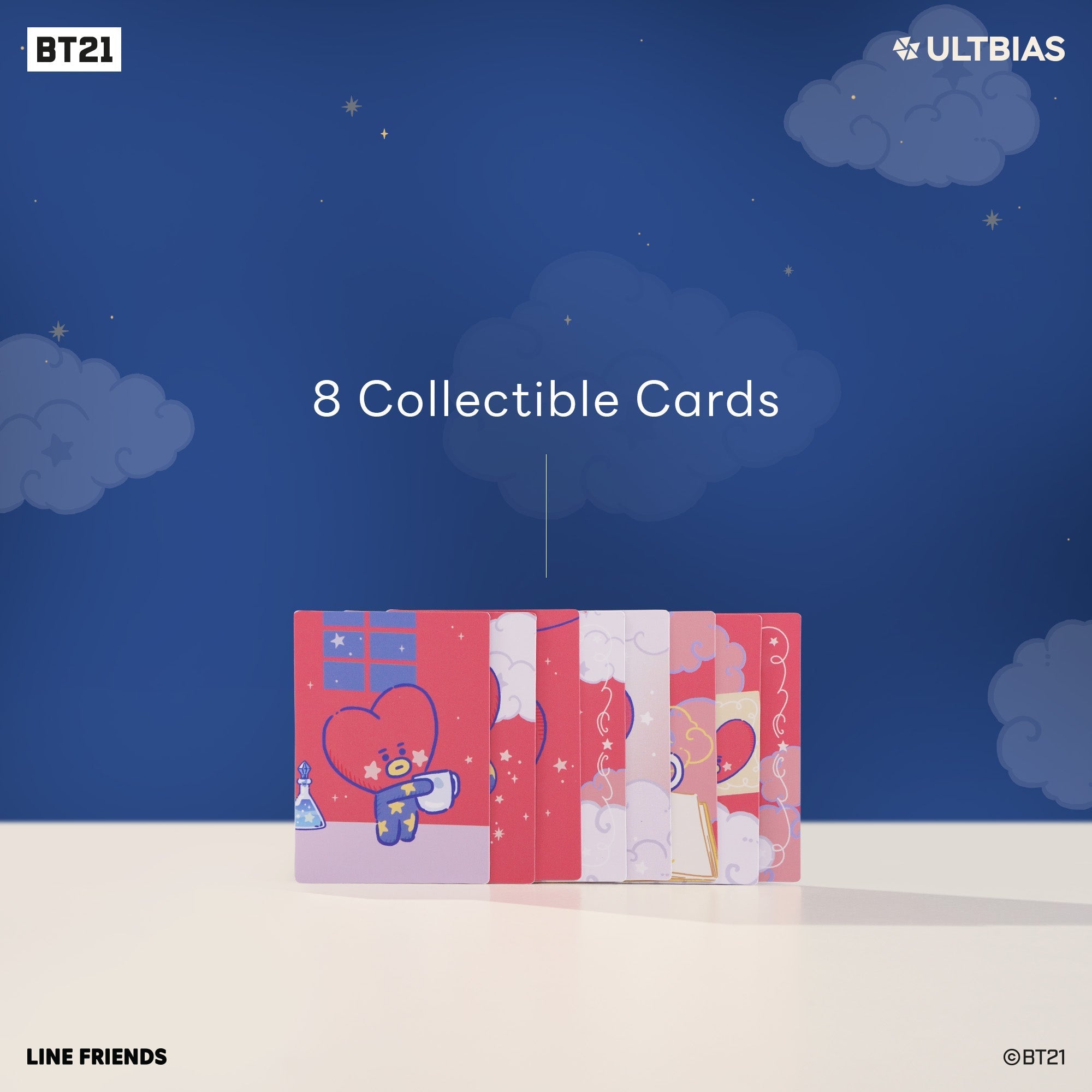 BT21 with ULTBIAS  - TATA - A5 myCOLLECTION - Complete Set