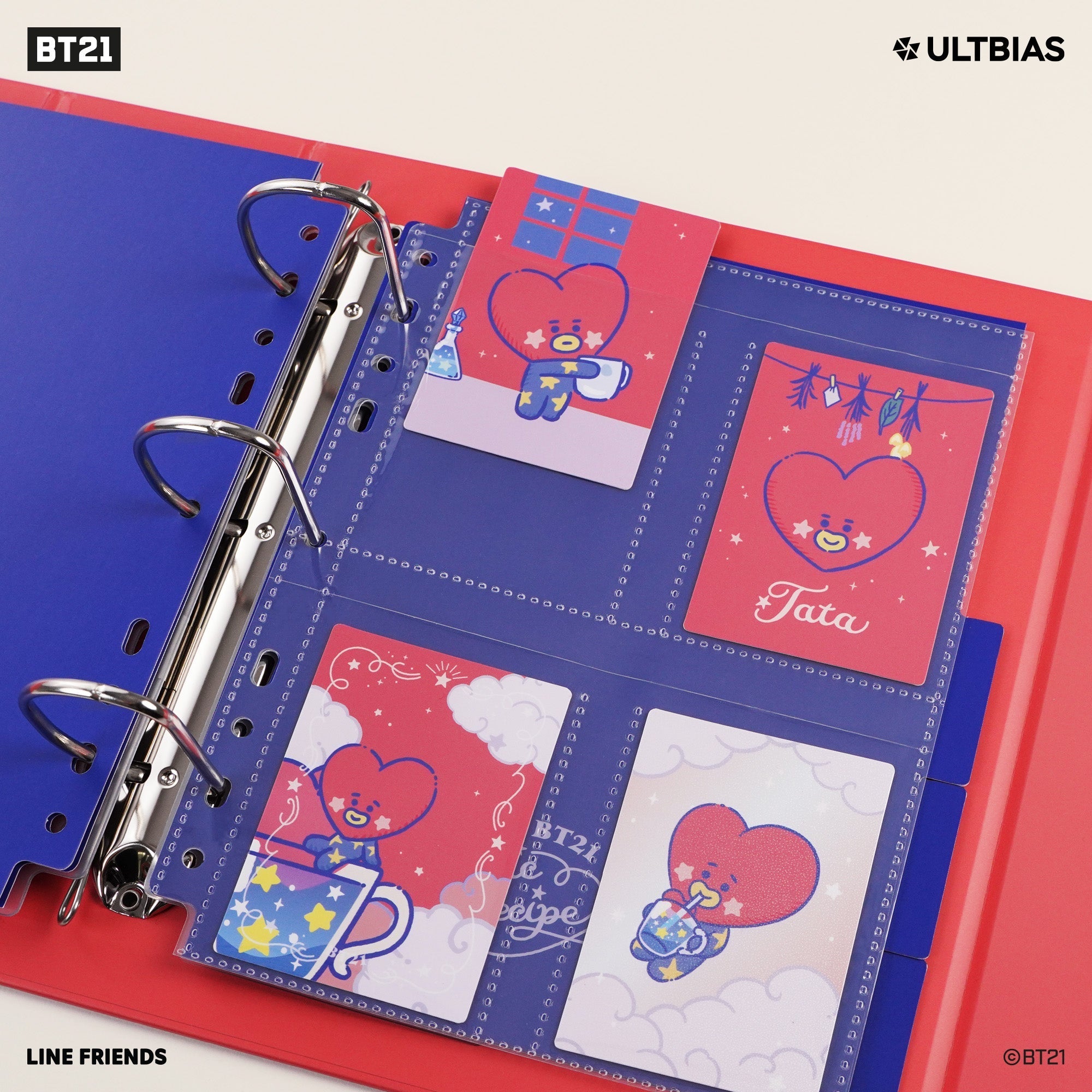 BT21 with ULTBIAS  - TATA - A5 myCOLLECTION - Complete Set