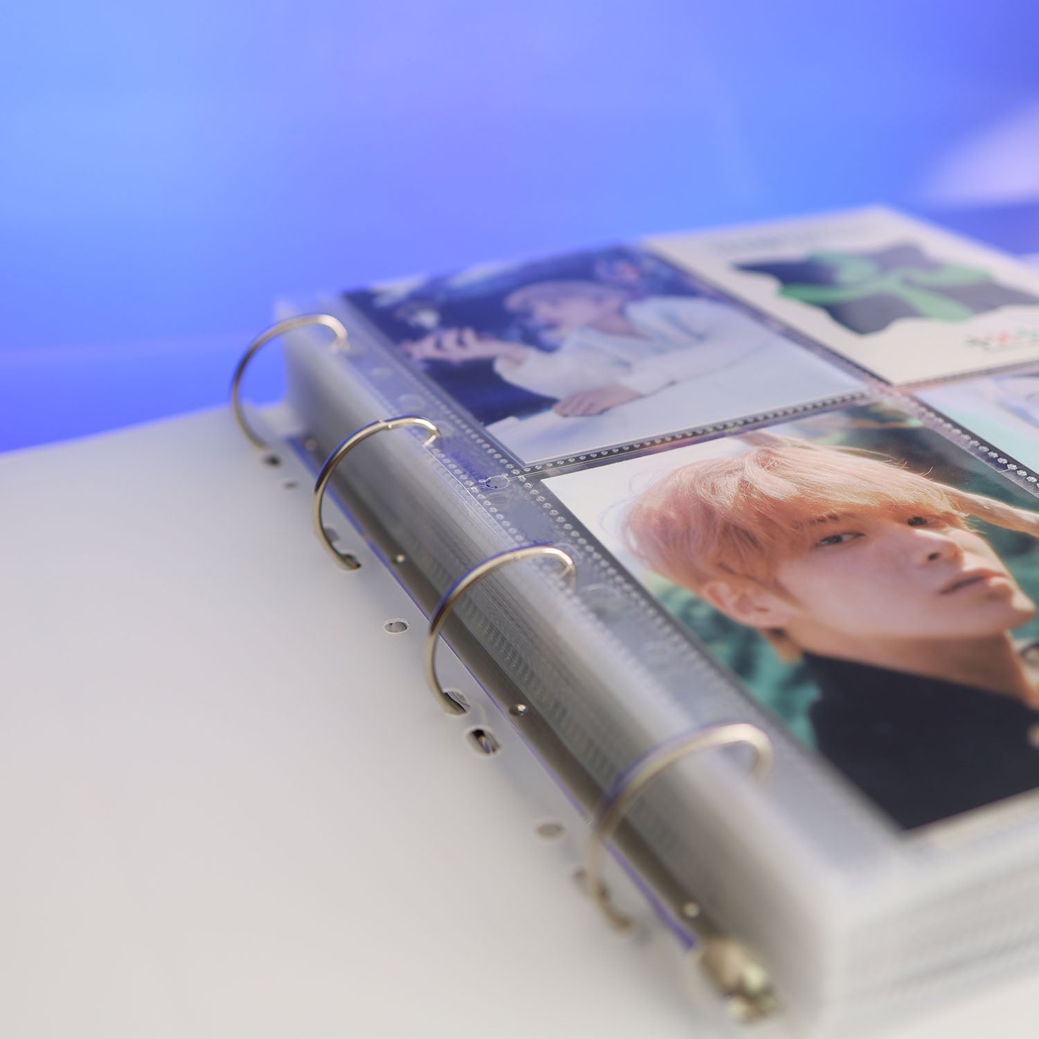 [PRE-ORDER] Custom A4 4-Pocket Pages - Prism Platinum