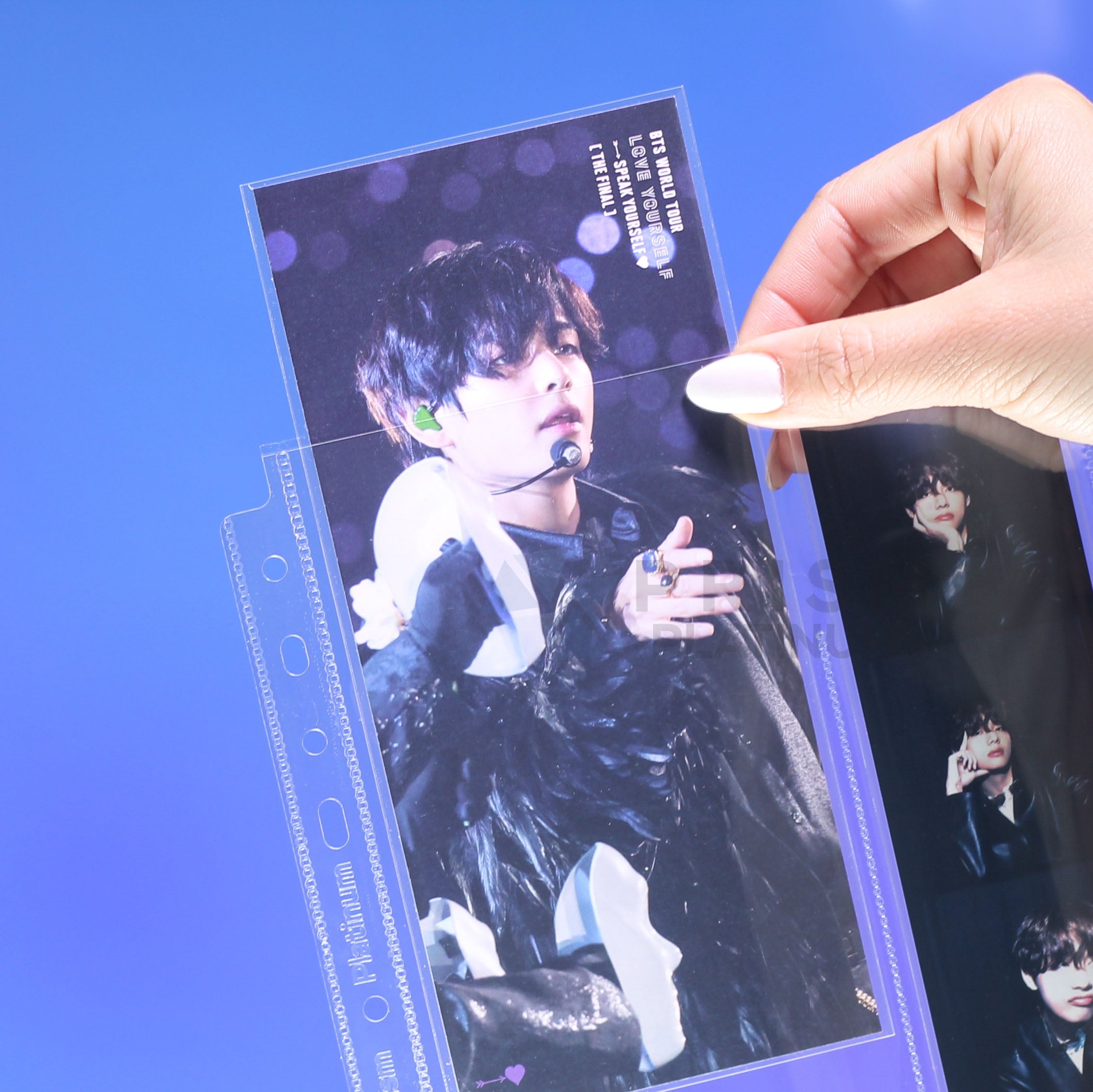 myCOLLECTION Custom A5 pages - 2-Pocket - Type A - Bookmark and Filmstrip - Prism Platinum
