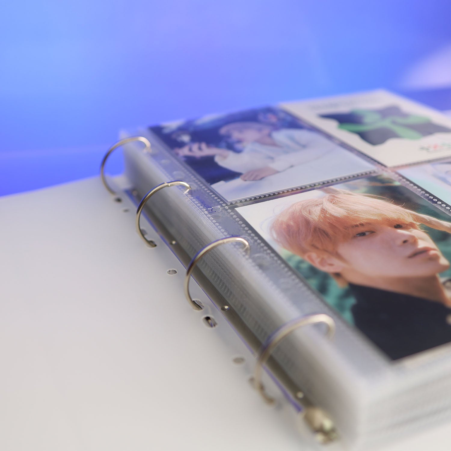 [PRE-ORDER] Custom A4 4-Pocket Pages - Prism Platinum