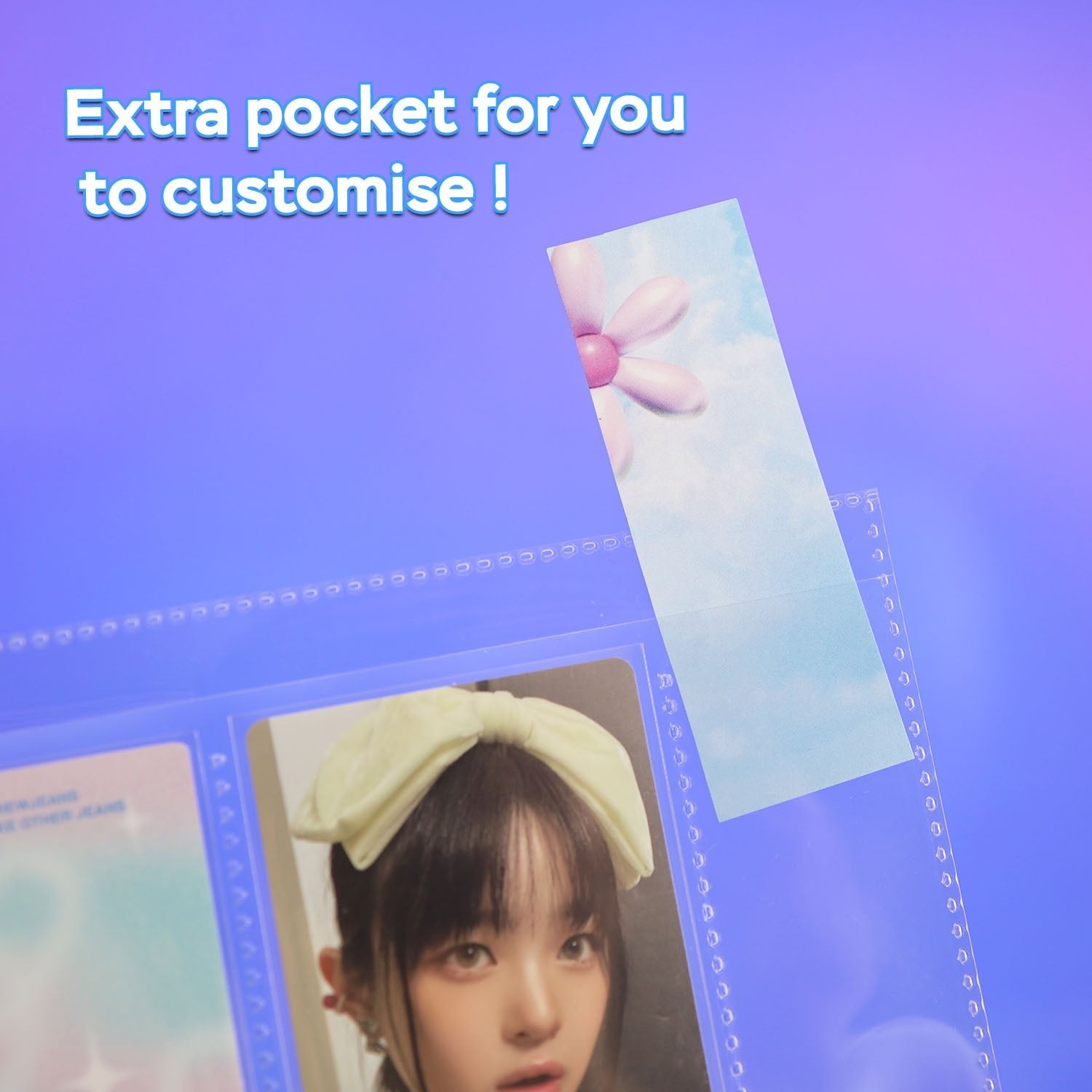 [PRE-ORDER] Custom A4 9-Pocket Pages – V2 – K-Pop Slim Fit + Note - Prism Platinum