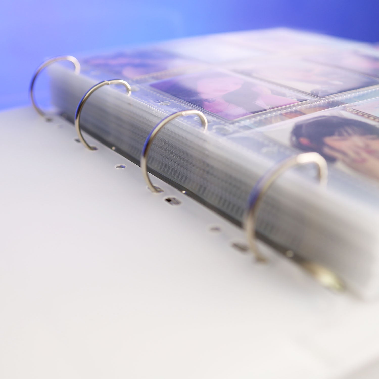 [PRE-ORDER] Custom A4 9-Pocket Pages – V2 – K-Pop Slim Fit + Note - Prism Platinum