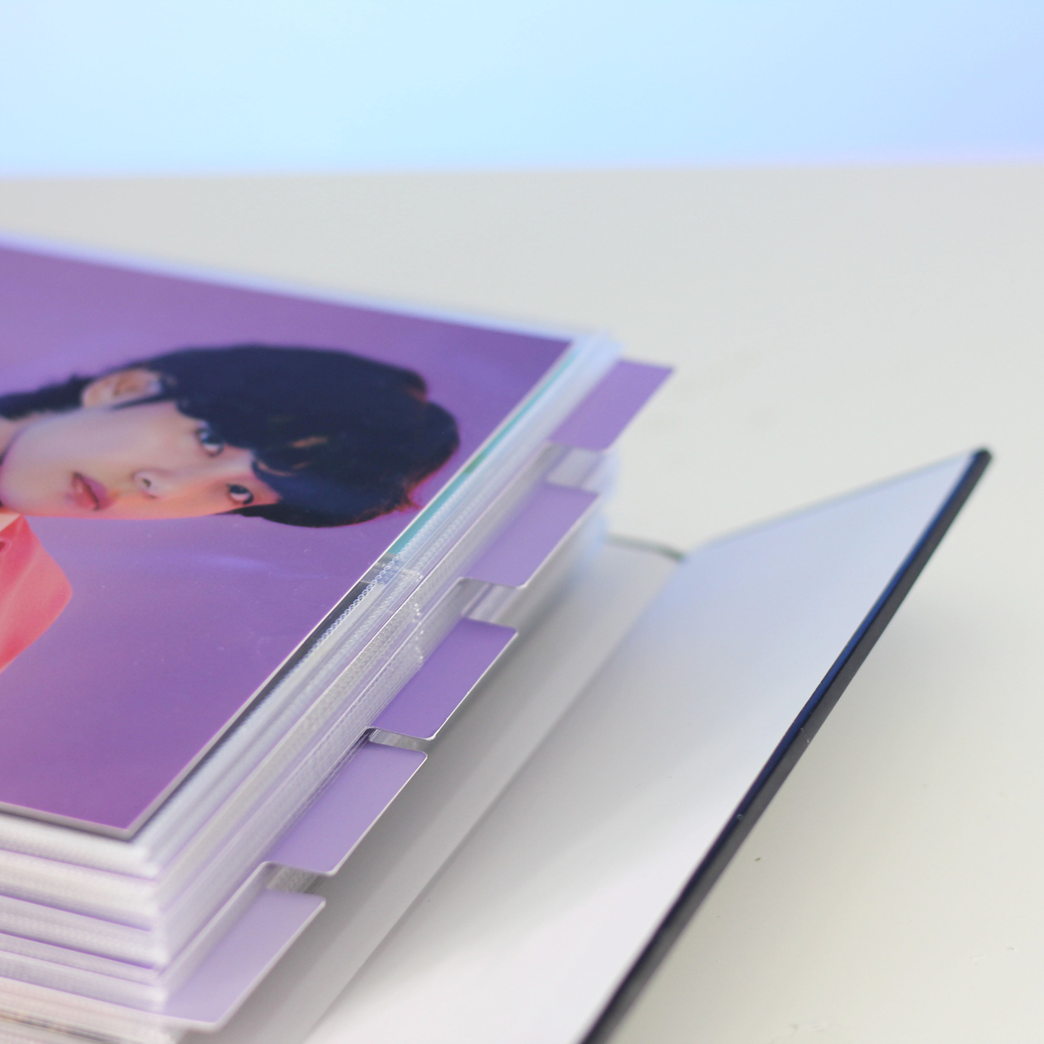 [Pre-Order] Custom A5 Index Tabs - White - Prism Platinum