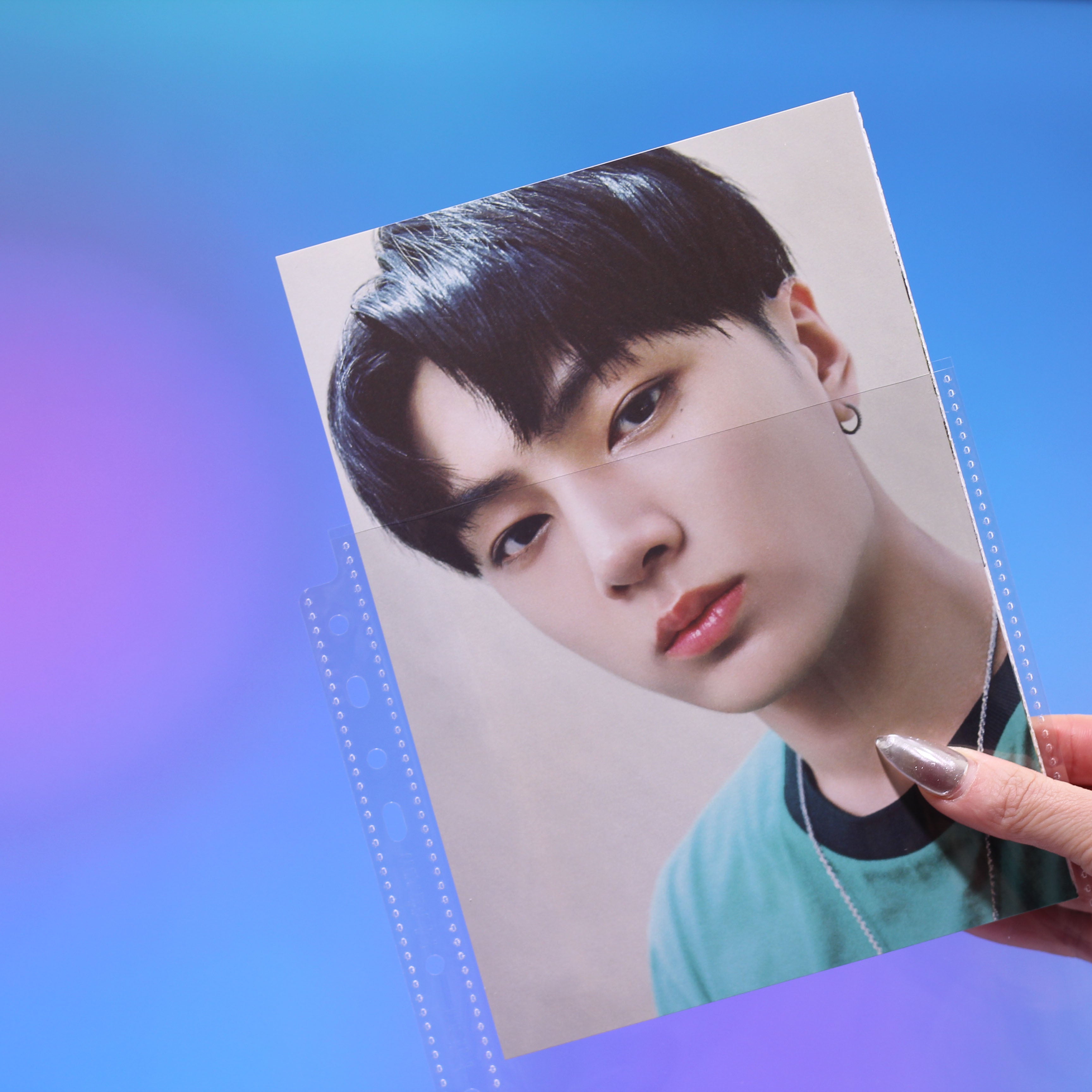 [Version 2] Custom A5 pages - 1-Pocket - Mini Poster - Prism Platinum