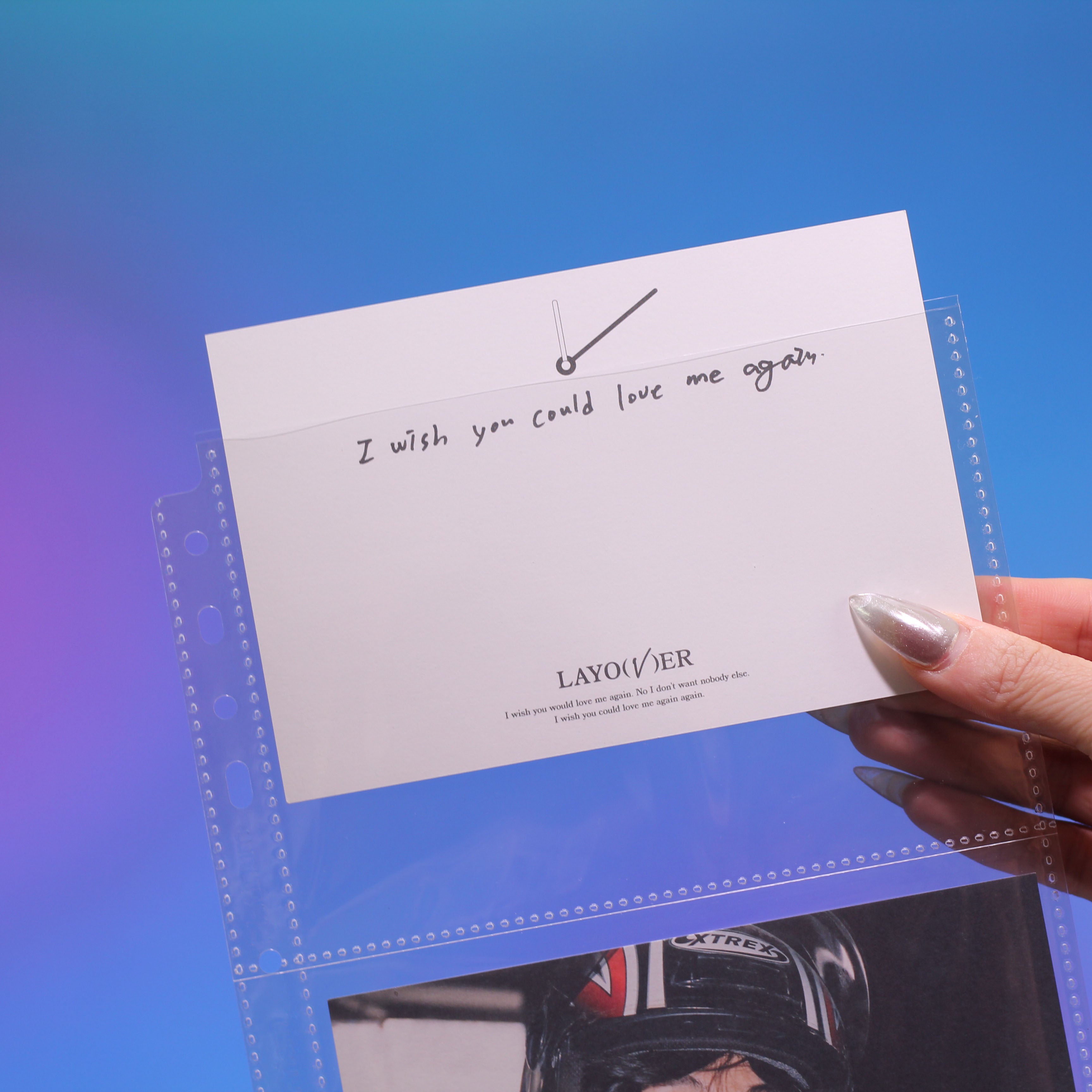 [Version 2] Custom A5 pages - 2-Pocket - Postcards - Prism Platinum